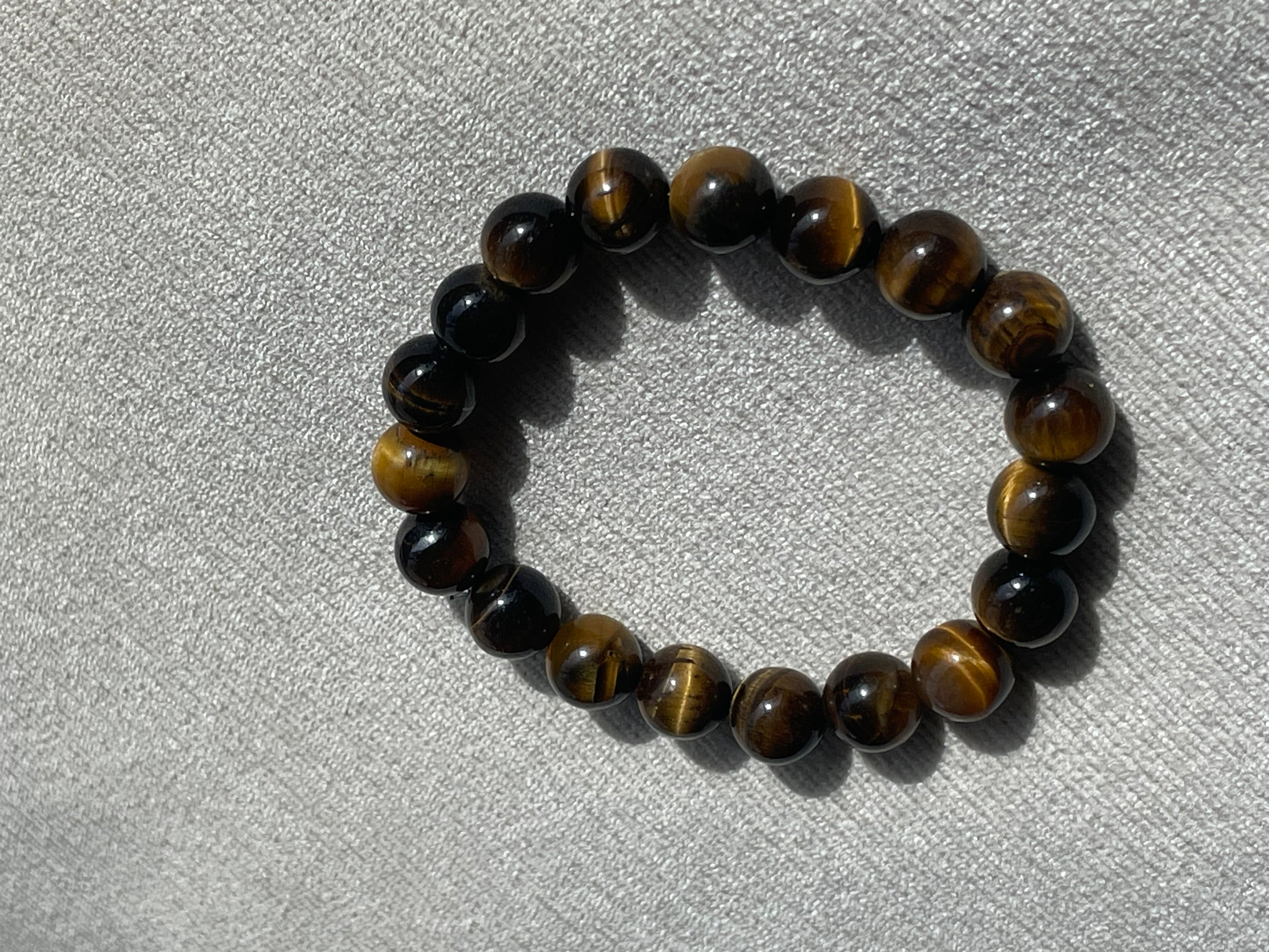 Crystal or Gemstone Bead Bracelet (10mm)