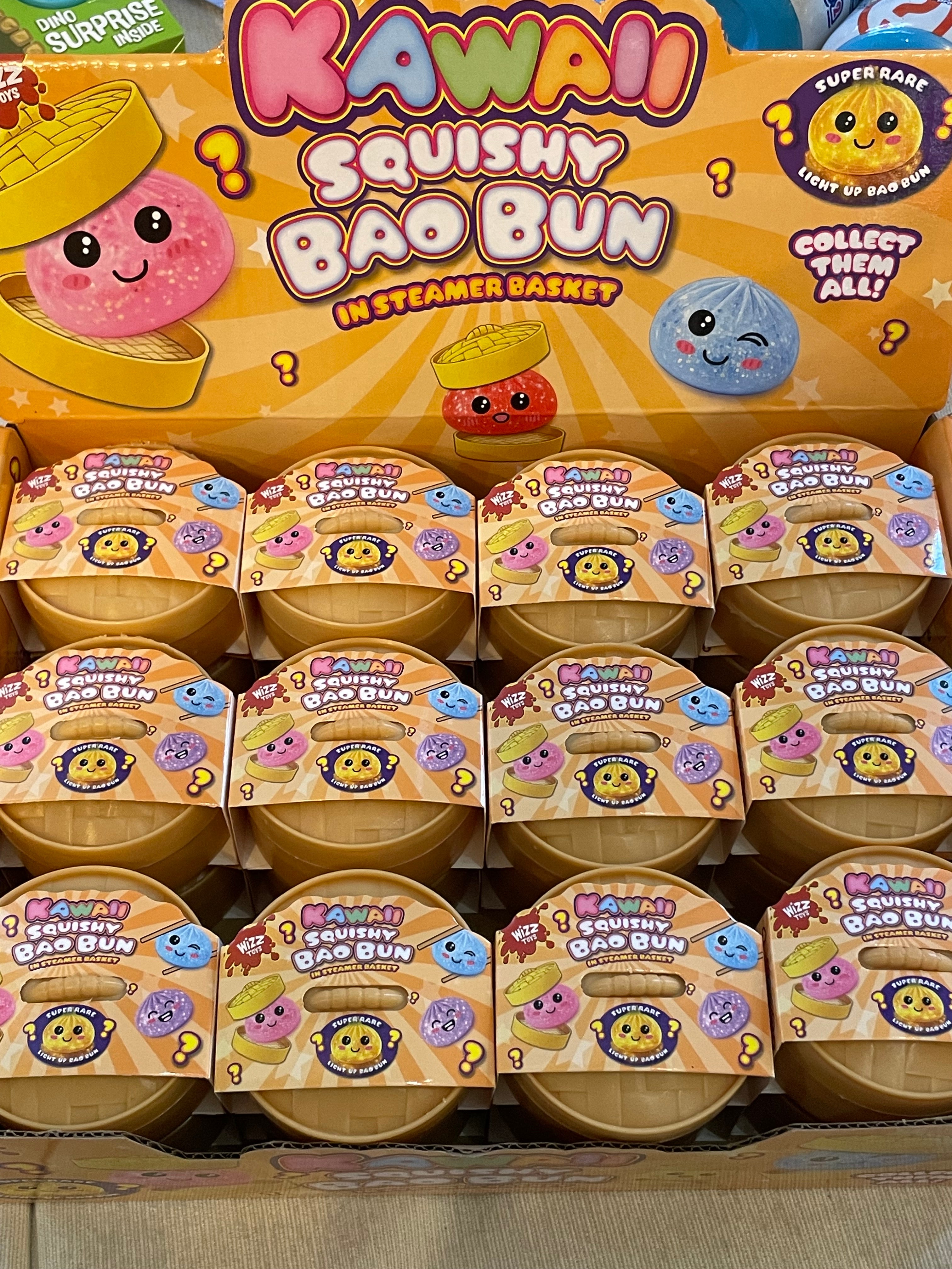 Viral Kawaii 7cm Dumpling Squishy — Glitter Mystery Blind Box