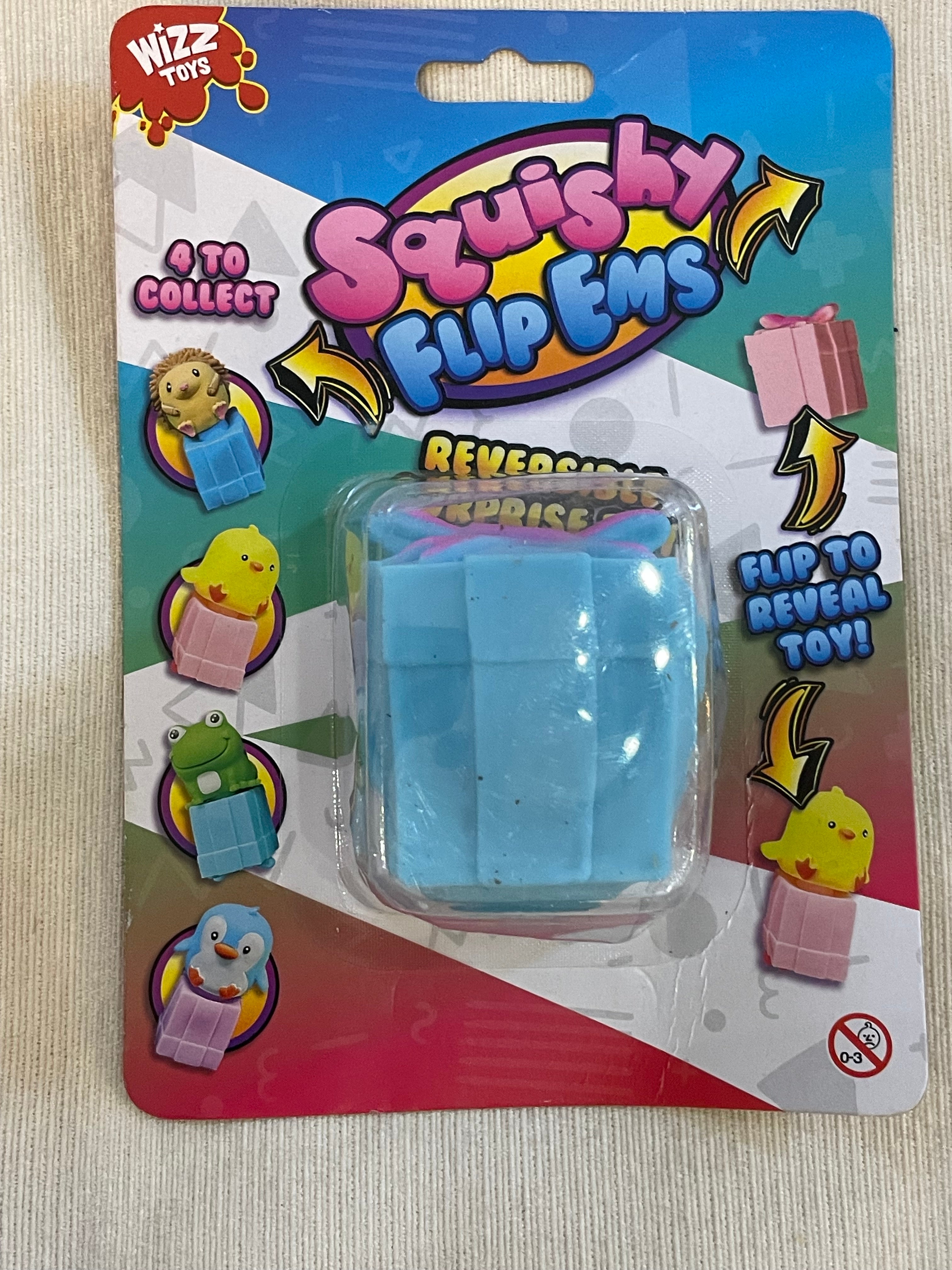 Wizz Toys Reversible Squishy Flip'ems (Assorted Animals)