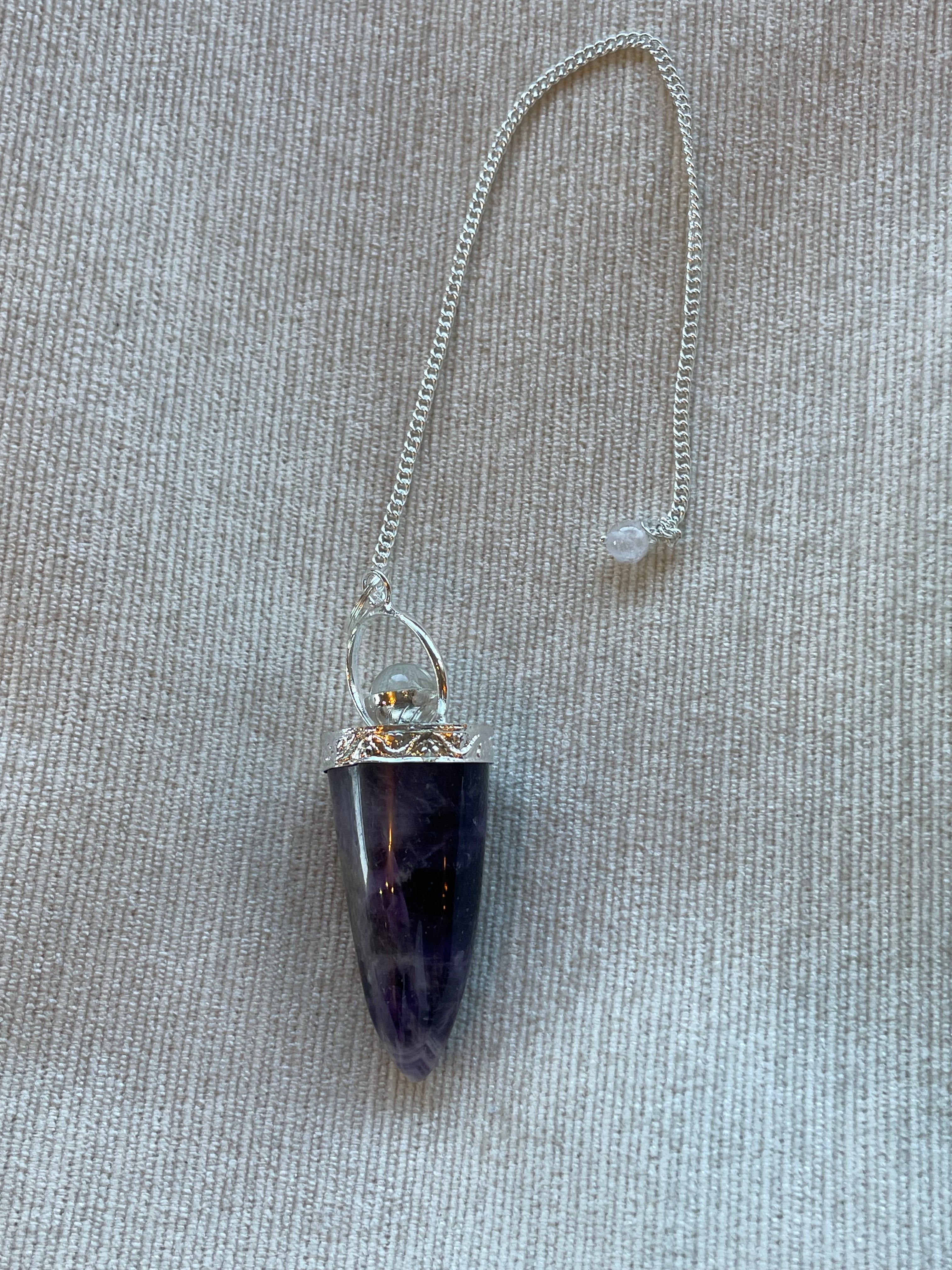 Cone & silver ring pendulum