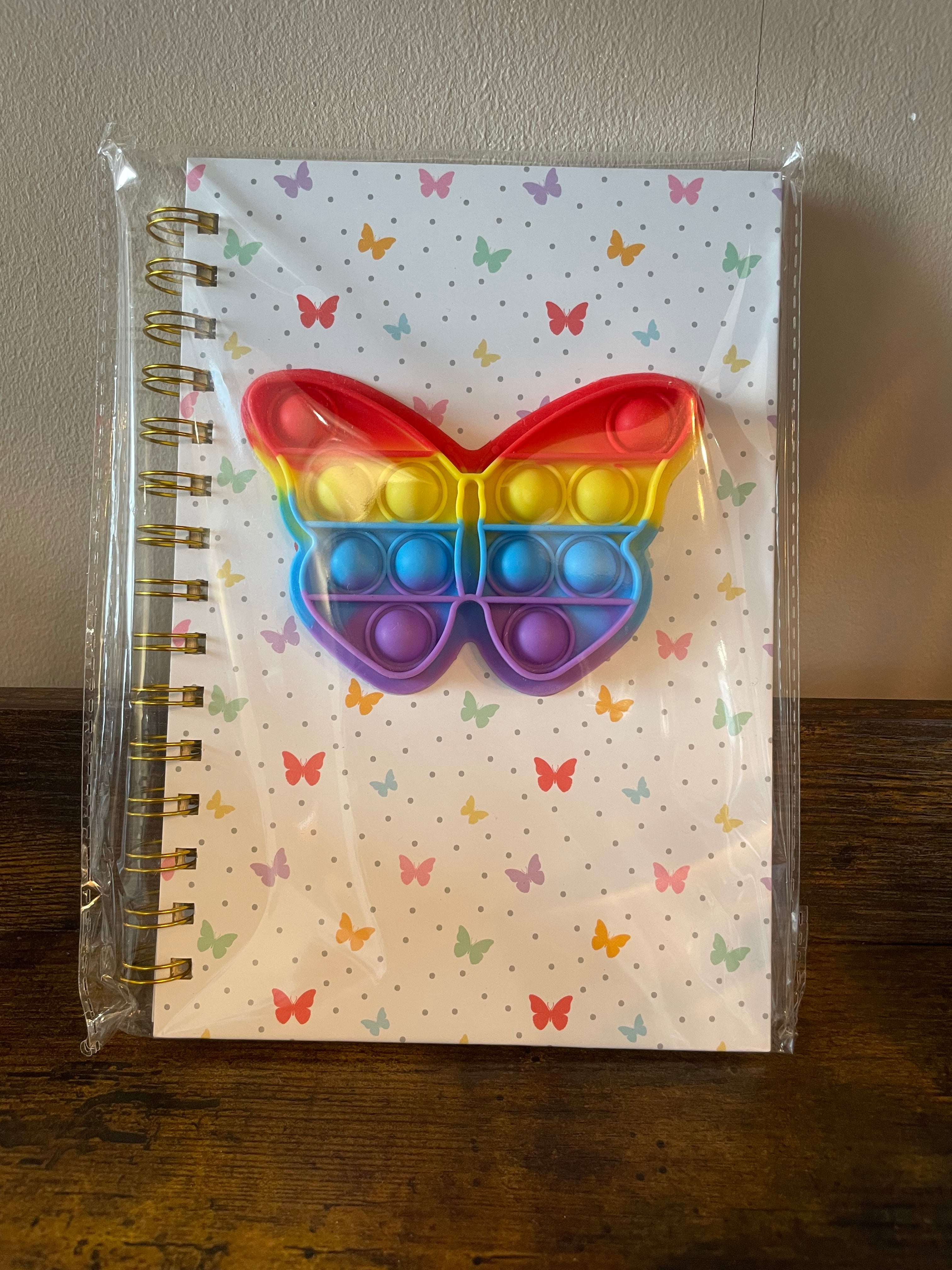 Fidget pop notebook