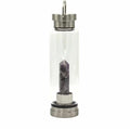 Crystal Infused Glass Water Bottle