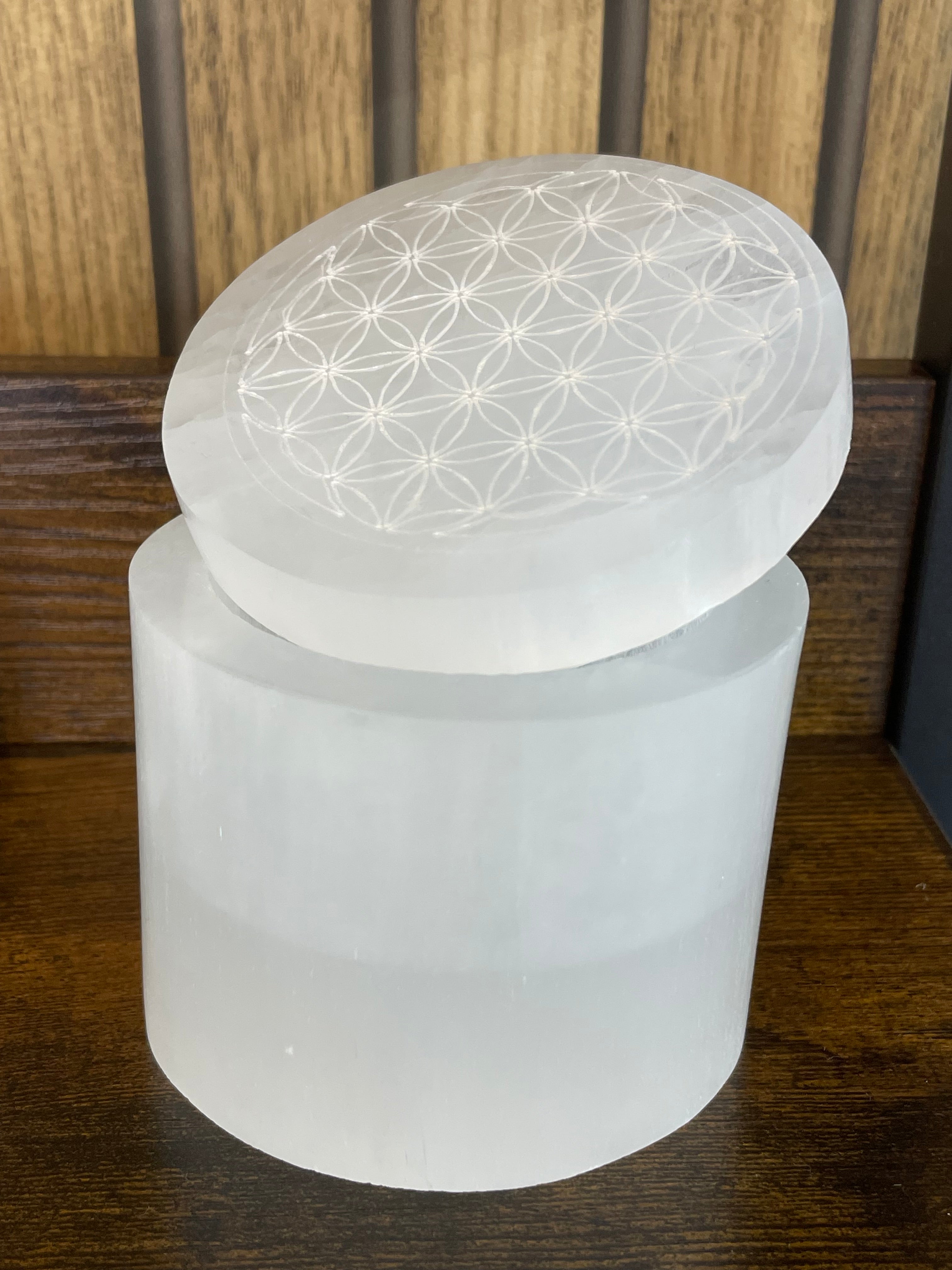 Selenite trinket box