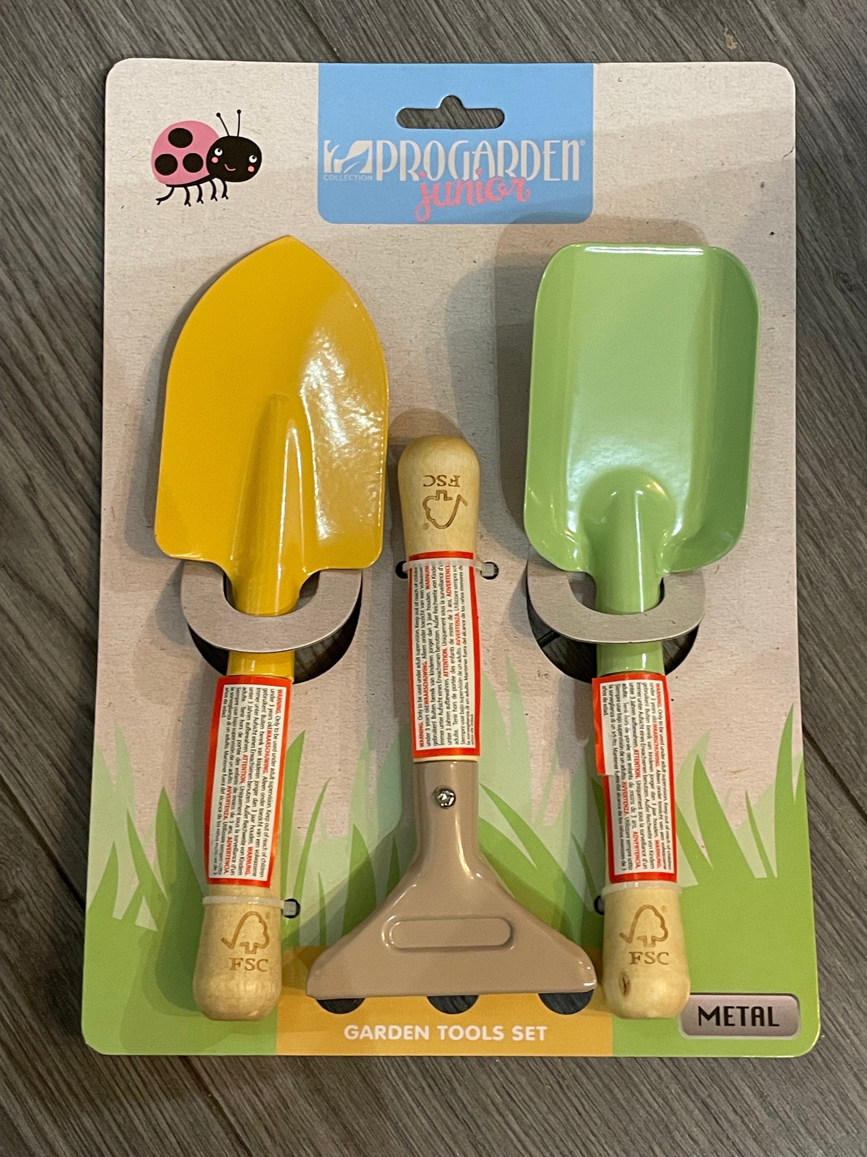 ProGarden Junior Trio Children's Gardening Tool Set (3-Piece)