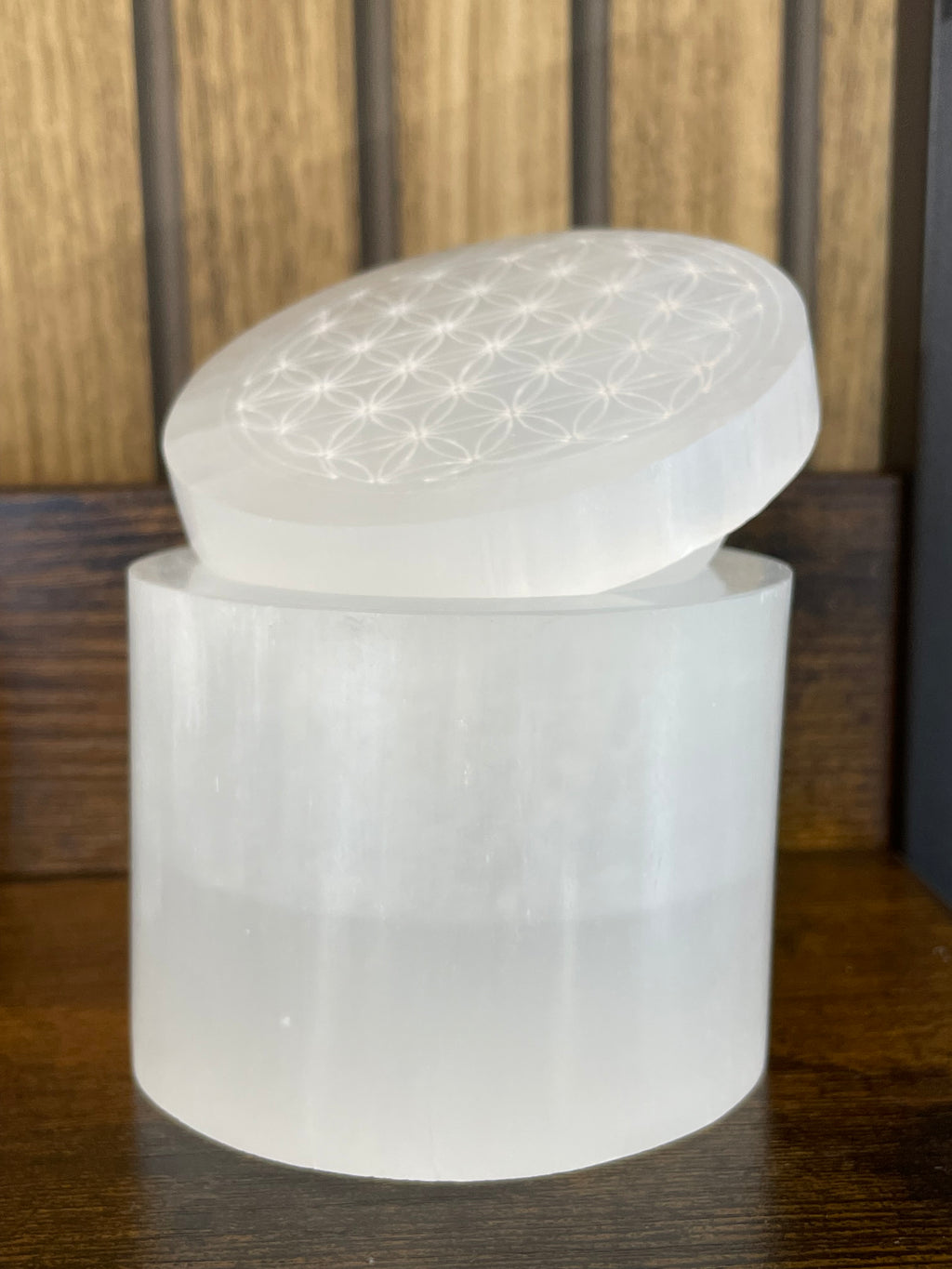 Selenite trinket box