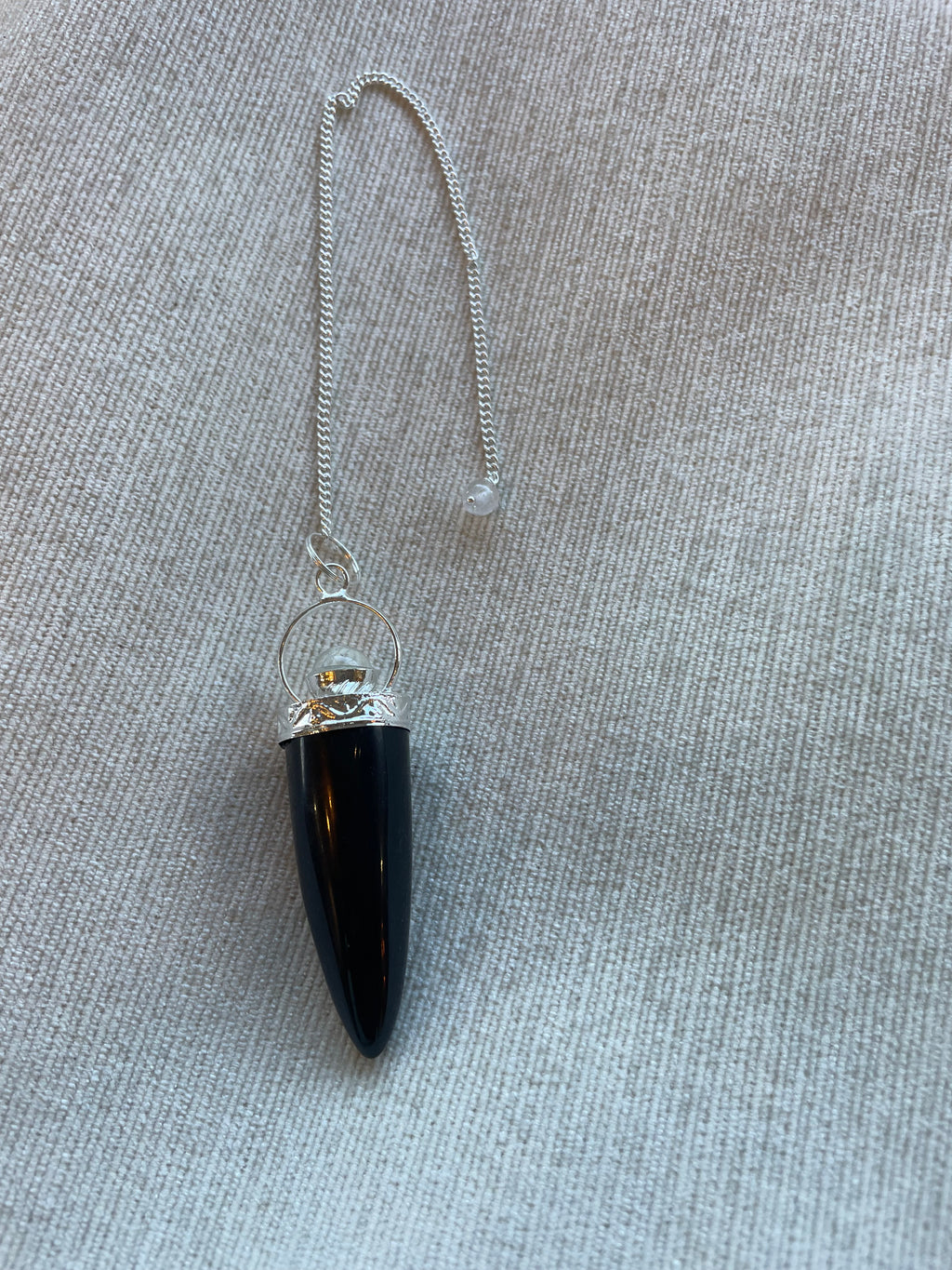 Cone & silver ring pendulum