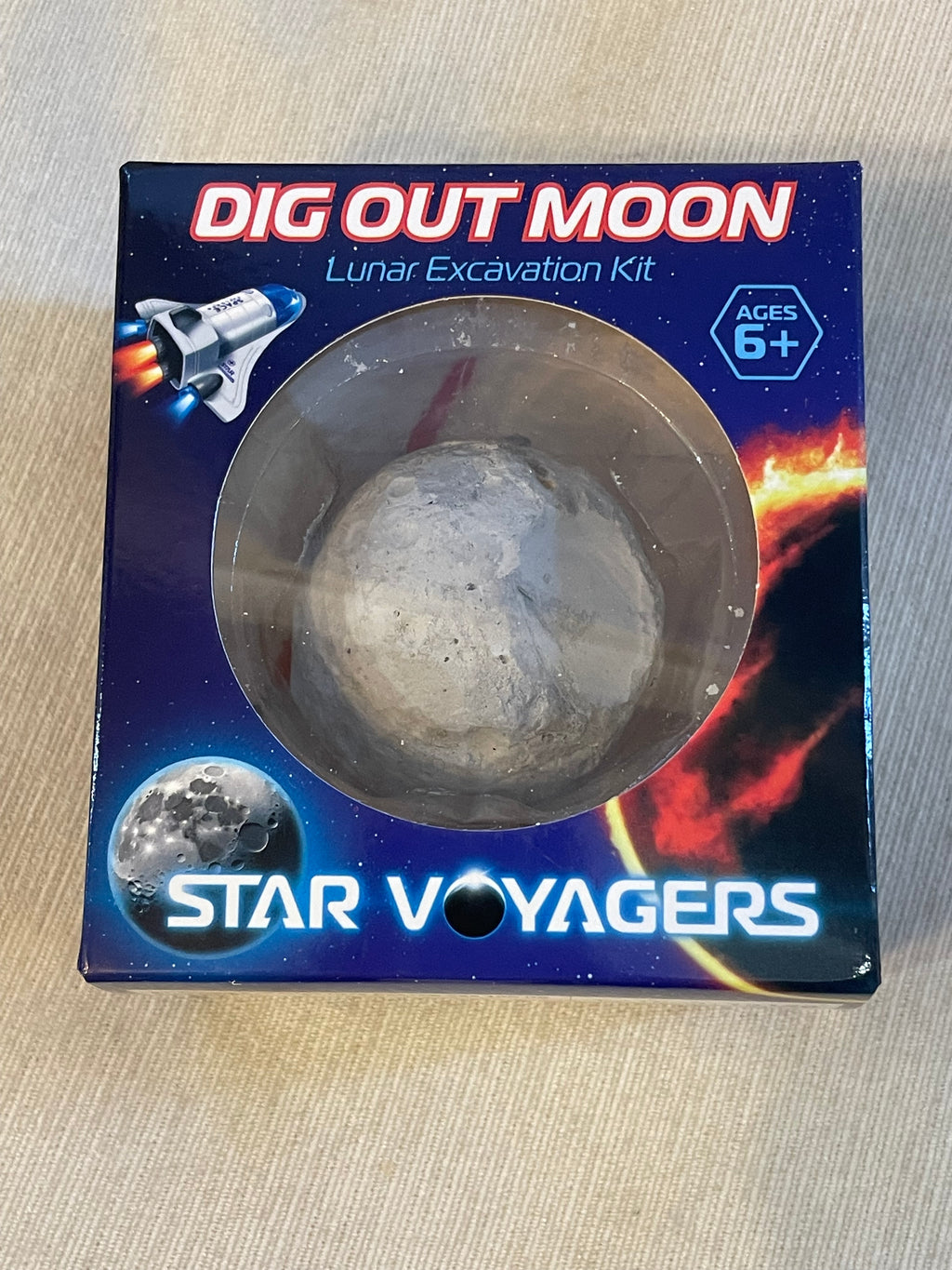 Wizz Toys Star Voyagers Dig Out Moon Lunar Excavation Kit