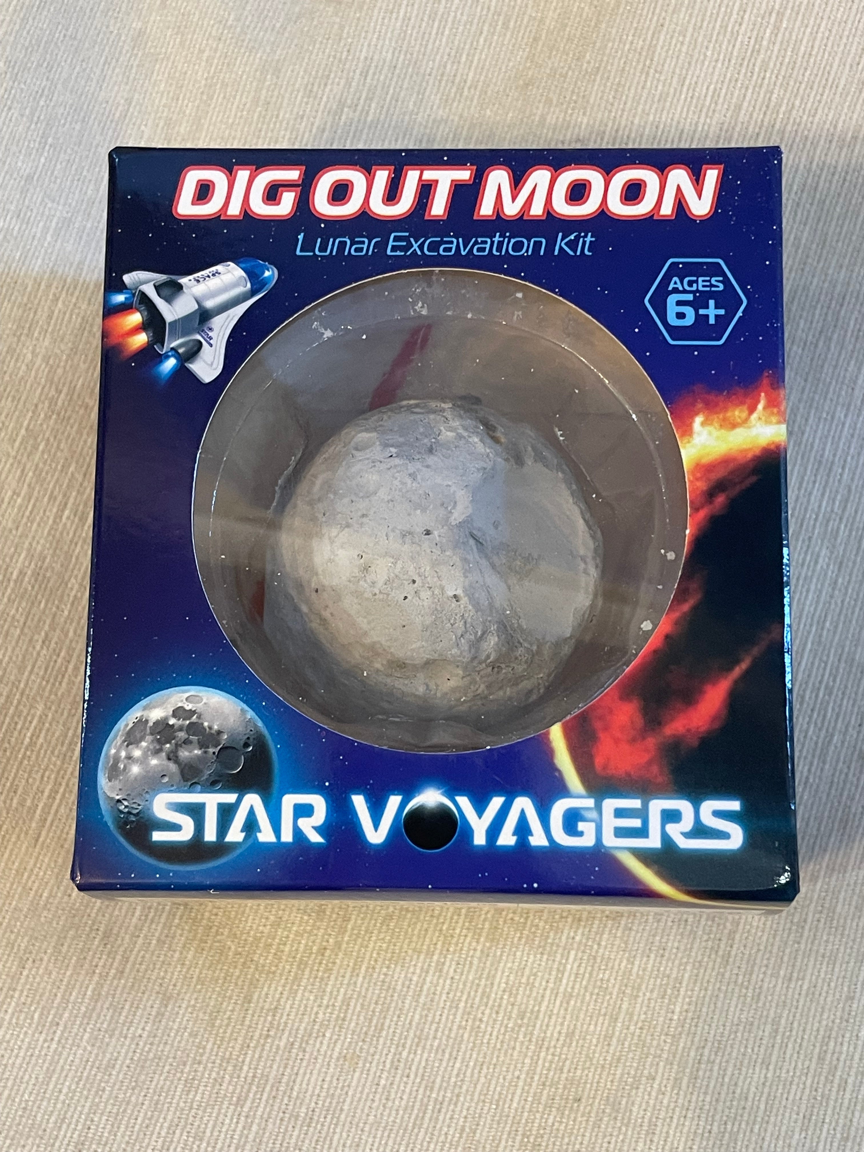 Wizz Toys Star Voyagers Dig Out Moon Lunar Excavation Kit
