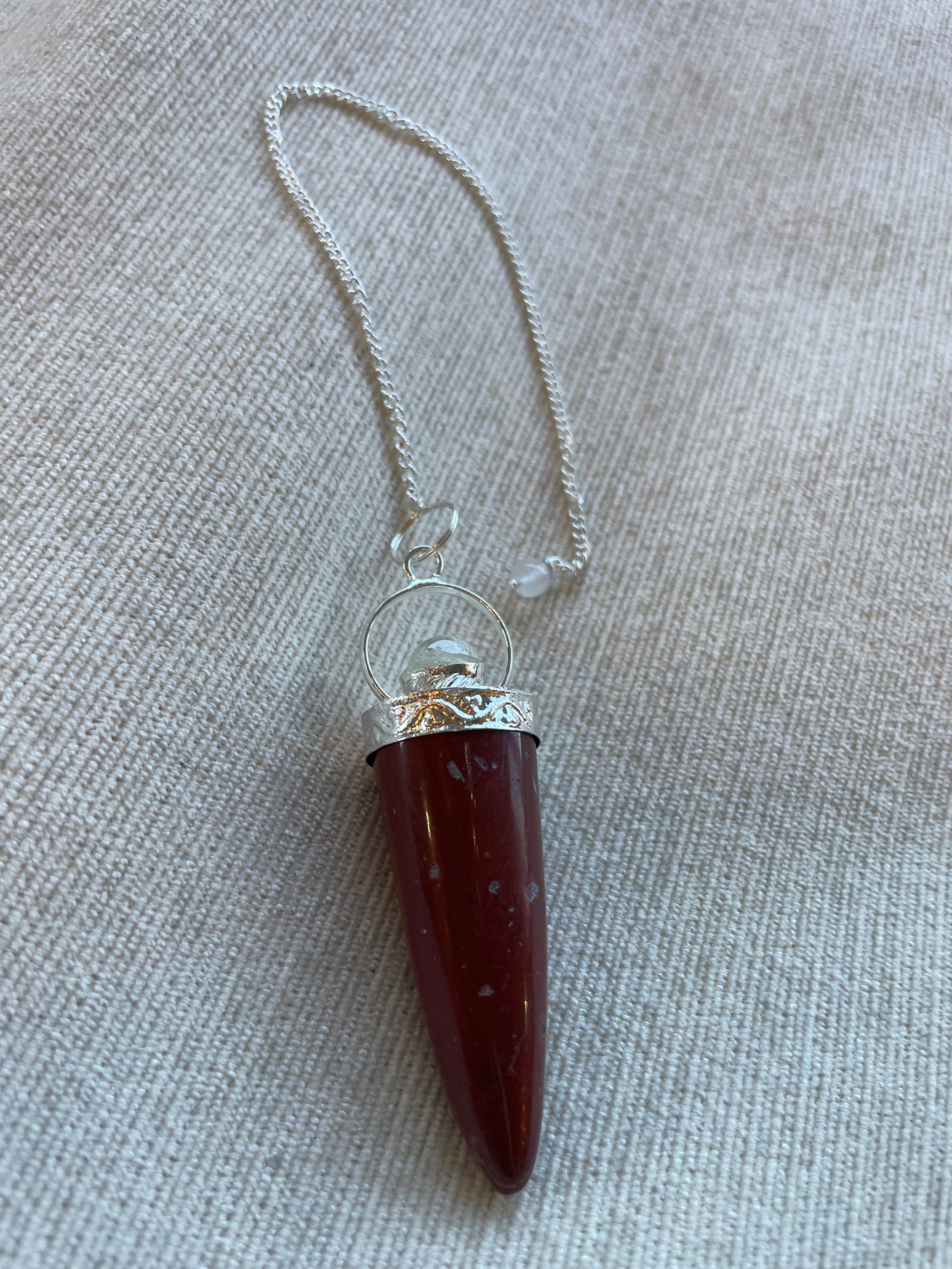 Cone & silver ring pendulum