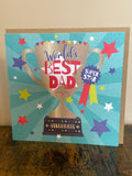 World’s best dad card