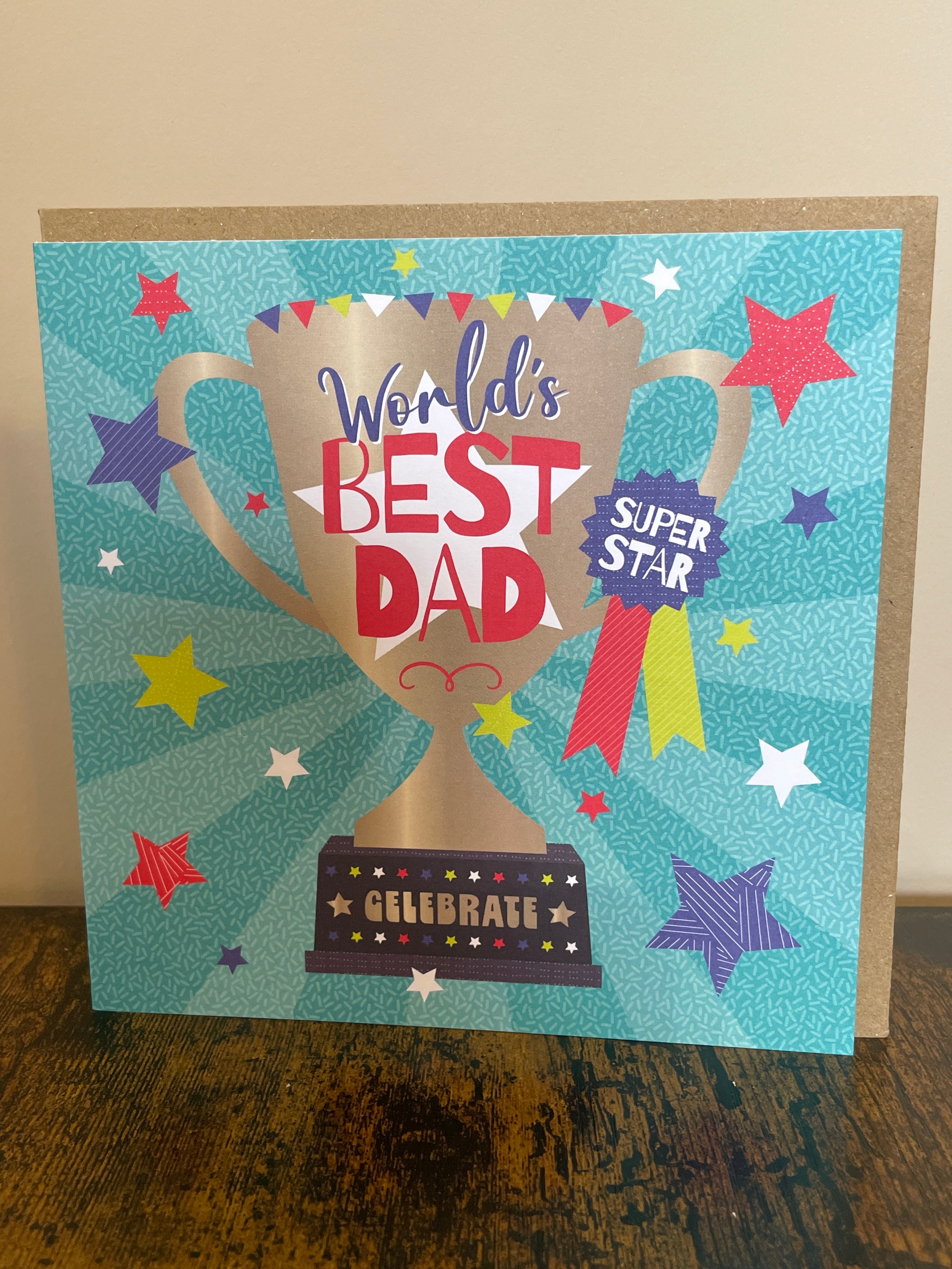 World’s best dad card