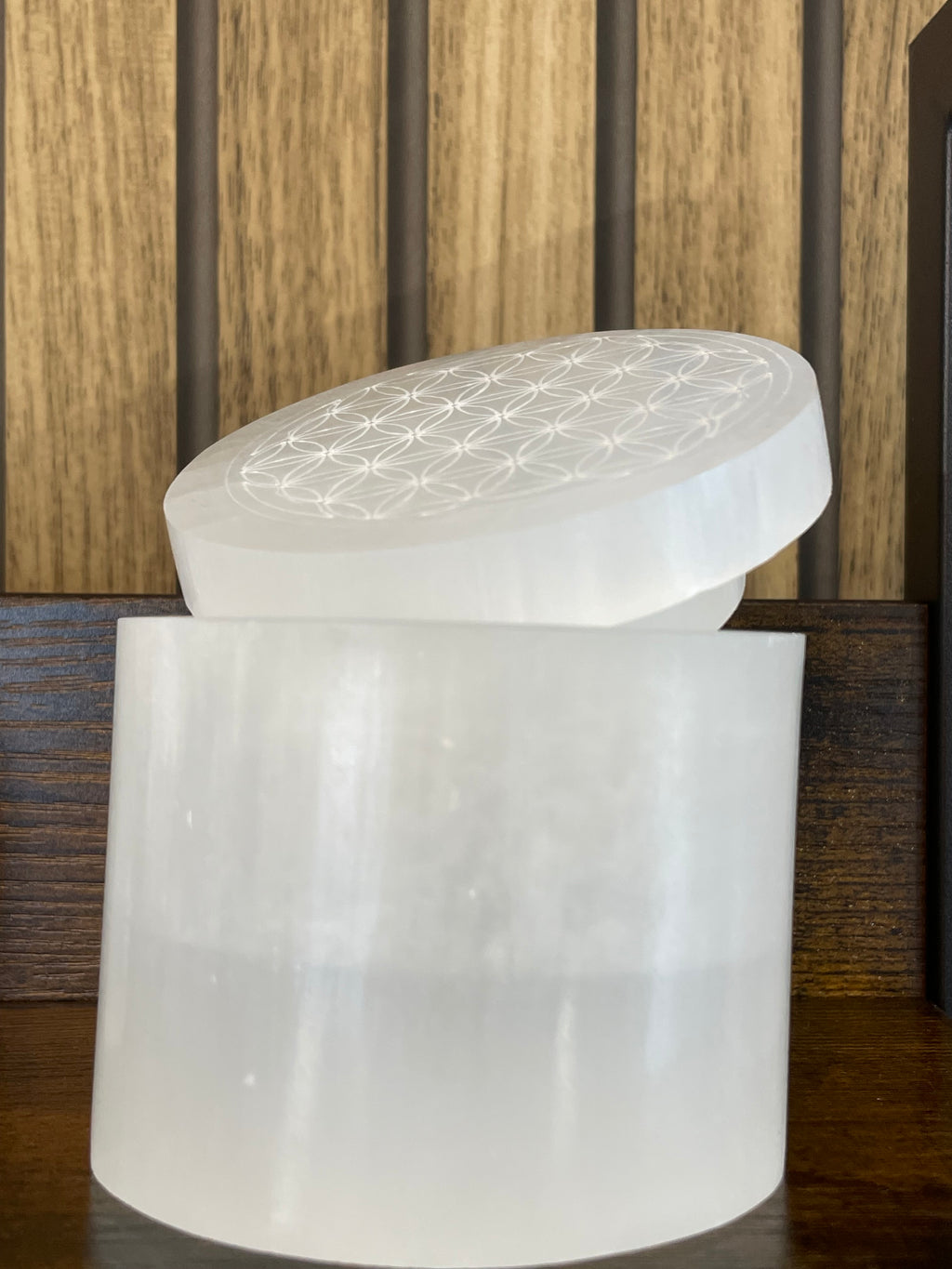 Selenite trinket box