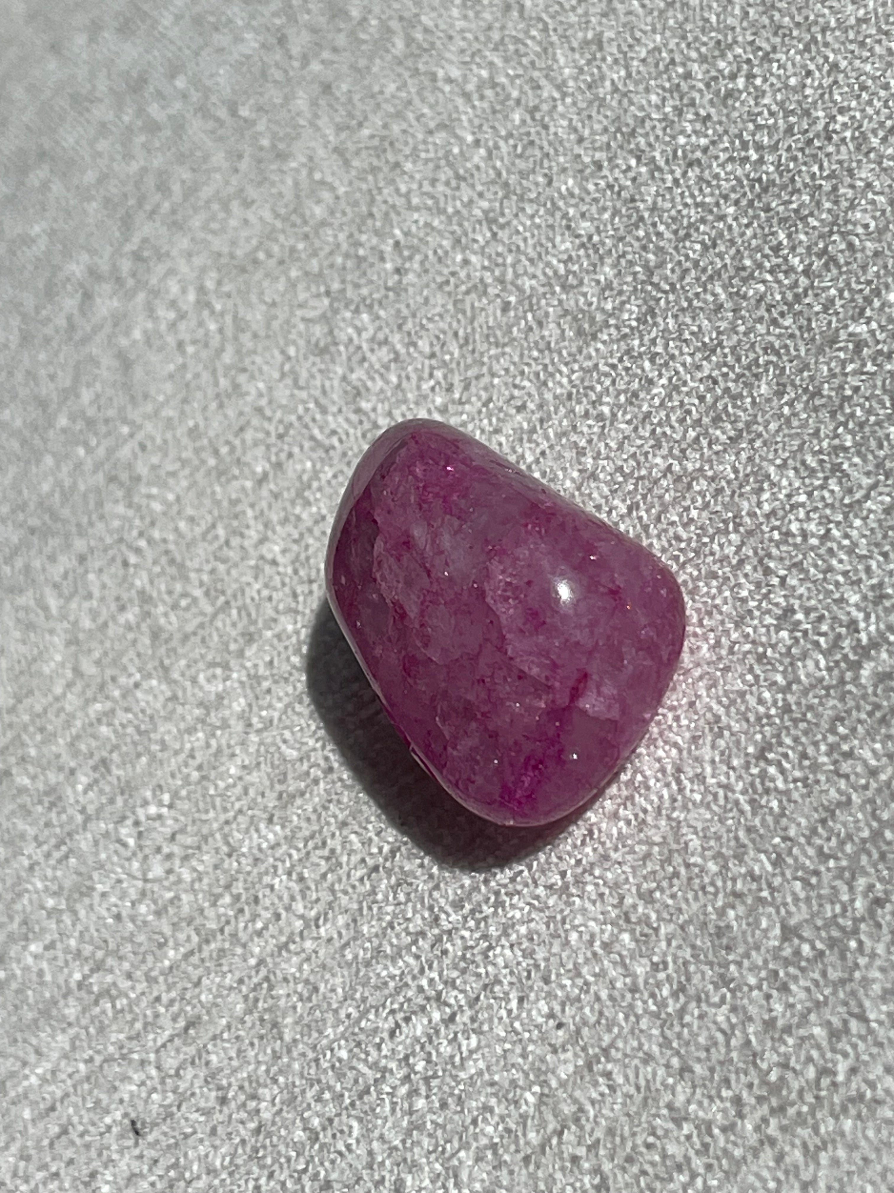 Single crackled color quartz stone - Brazil - Small