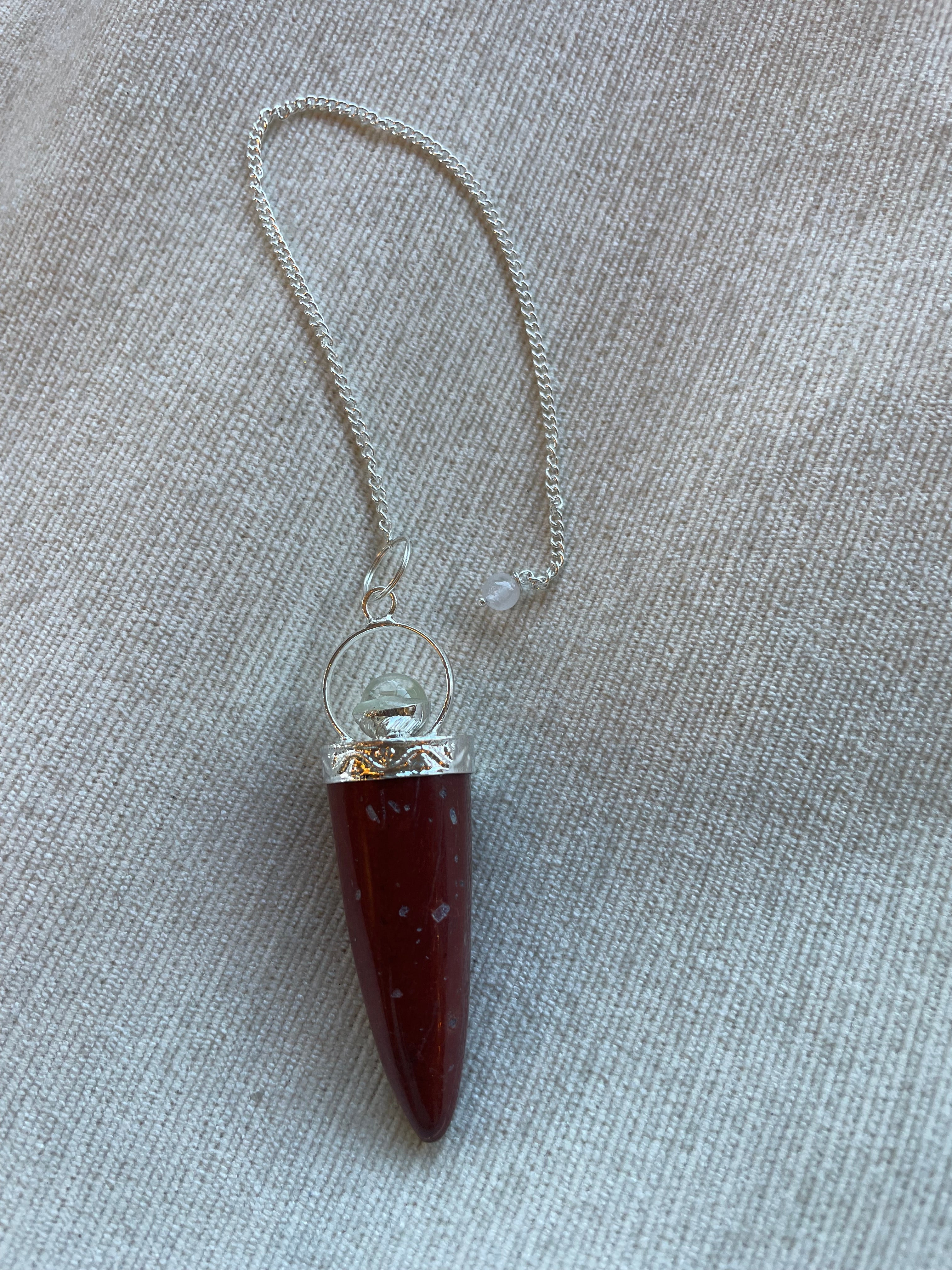 Cone & silver ring pendulum