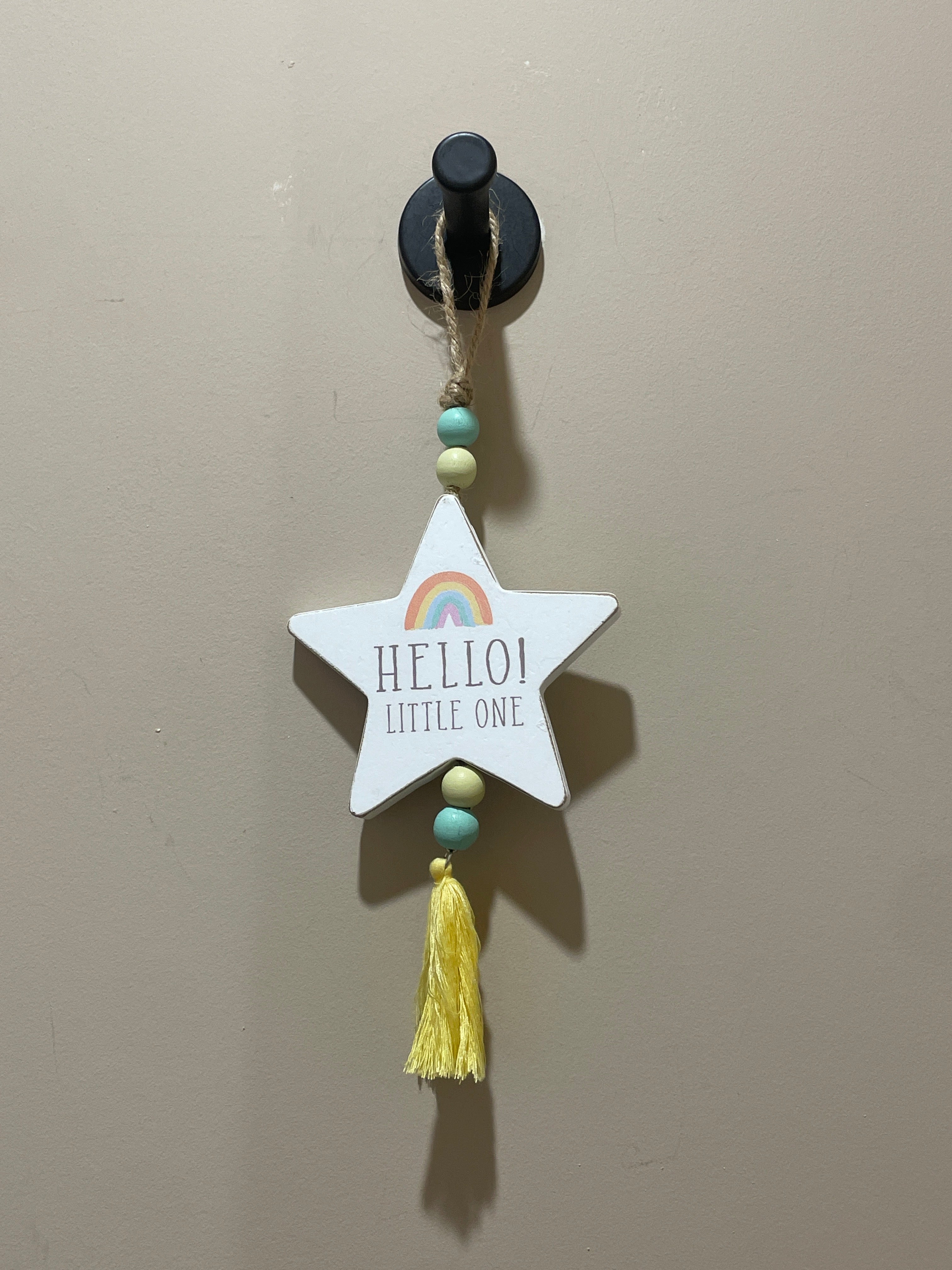 ‘Hello Little One’ hanging small decoration