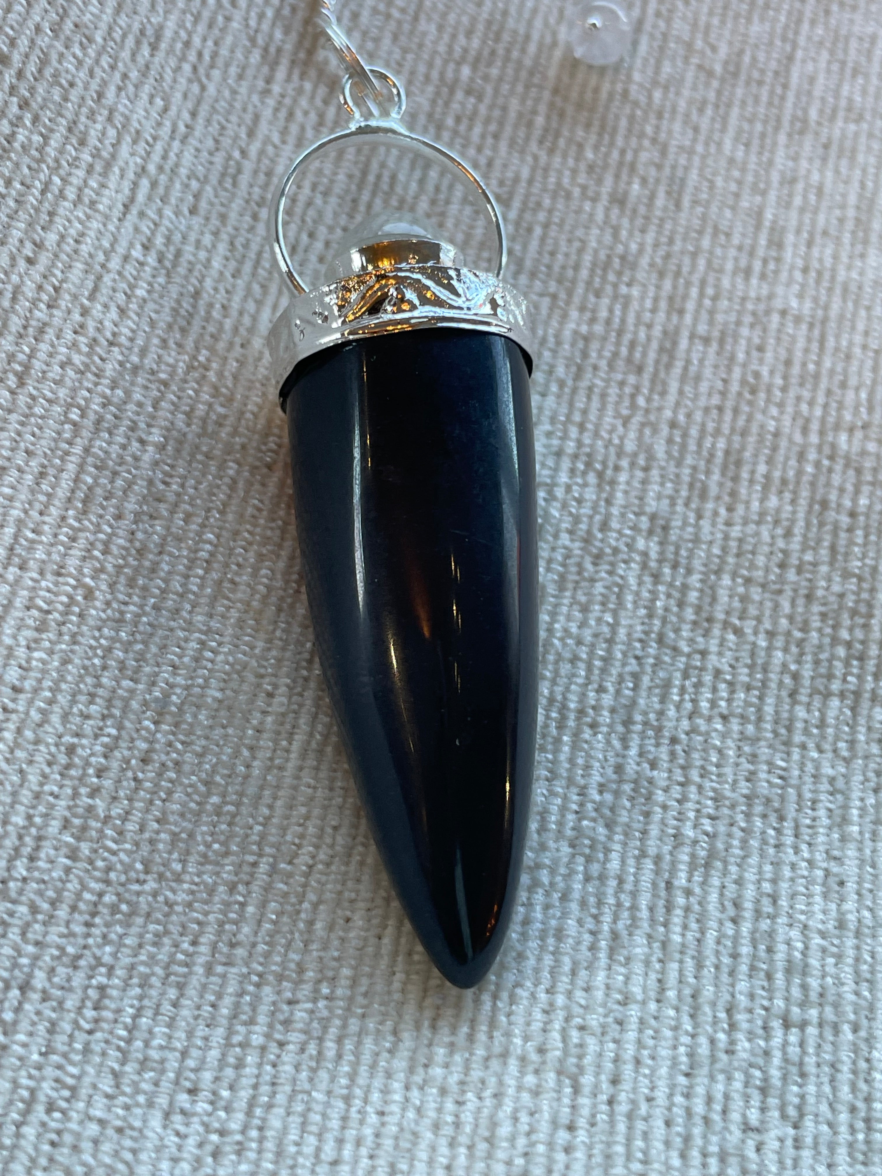 Cone & silver ring pendulum