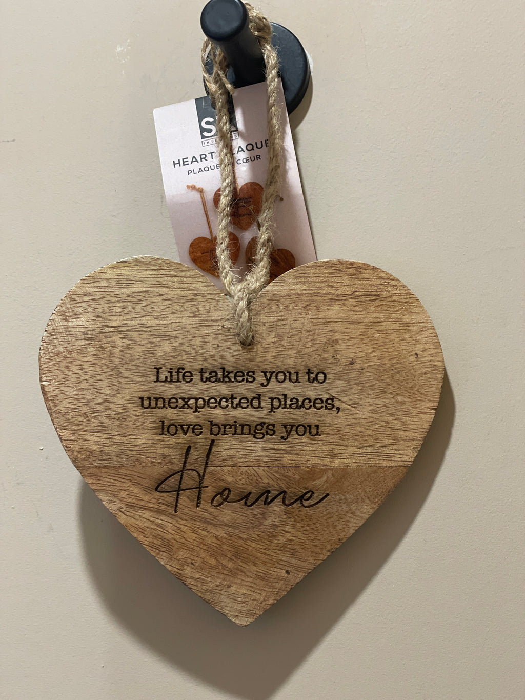 Hanging heart decoration