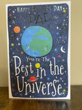 Dad - Best in the Universe Card