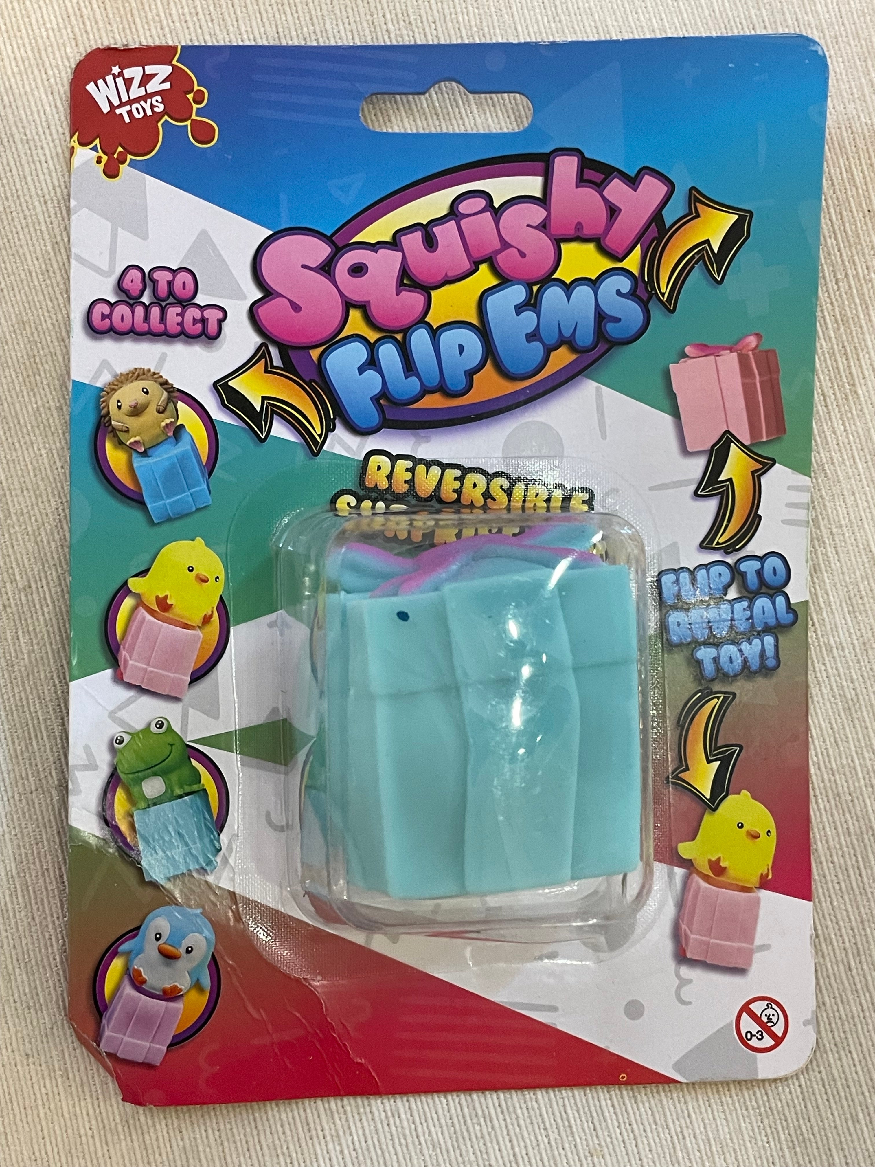 Wizz Toys Reversible Squishy Flip'ems (Assorted Animals)