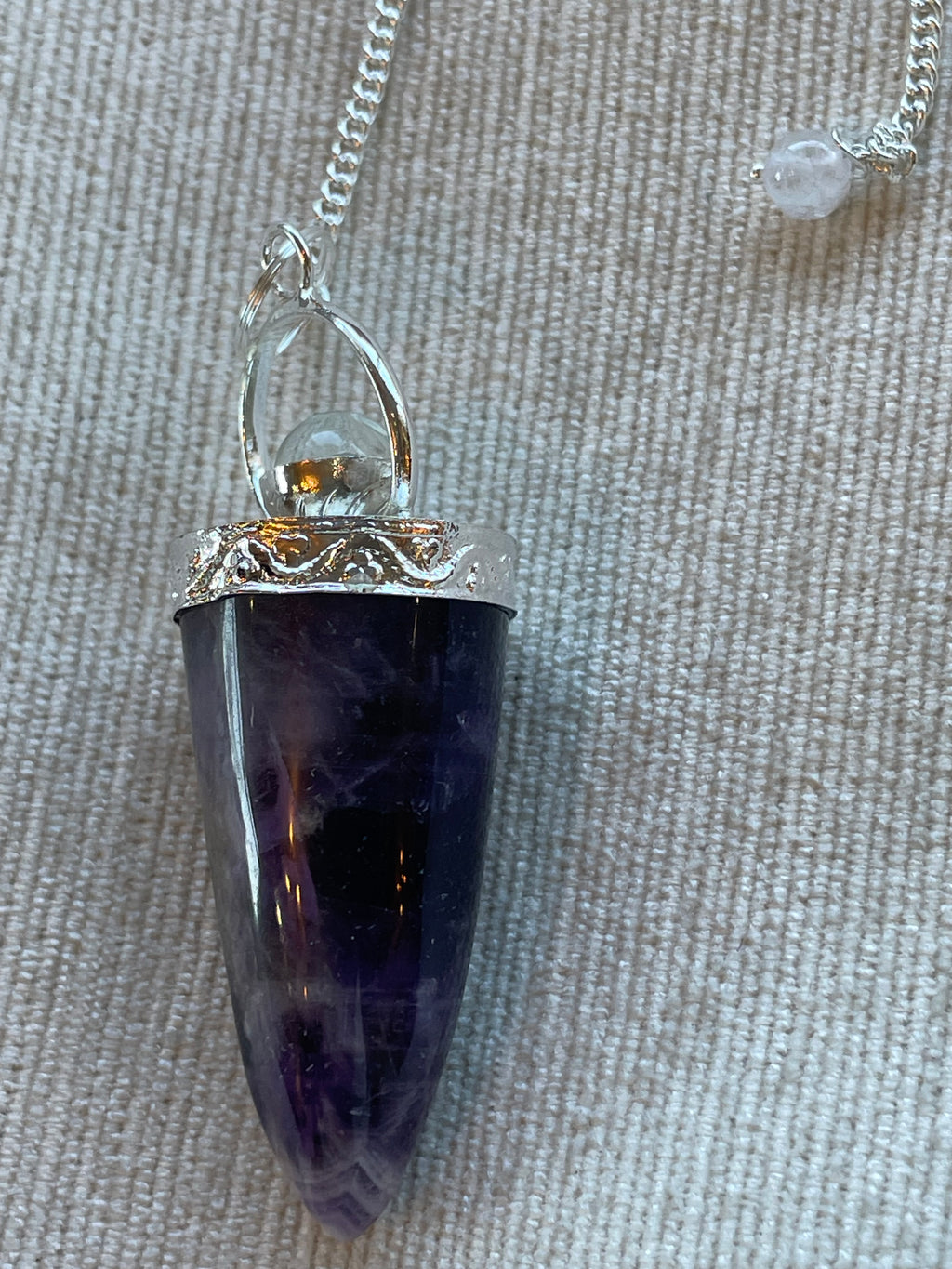 Cone & silver ring pendulum