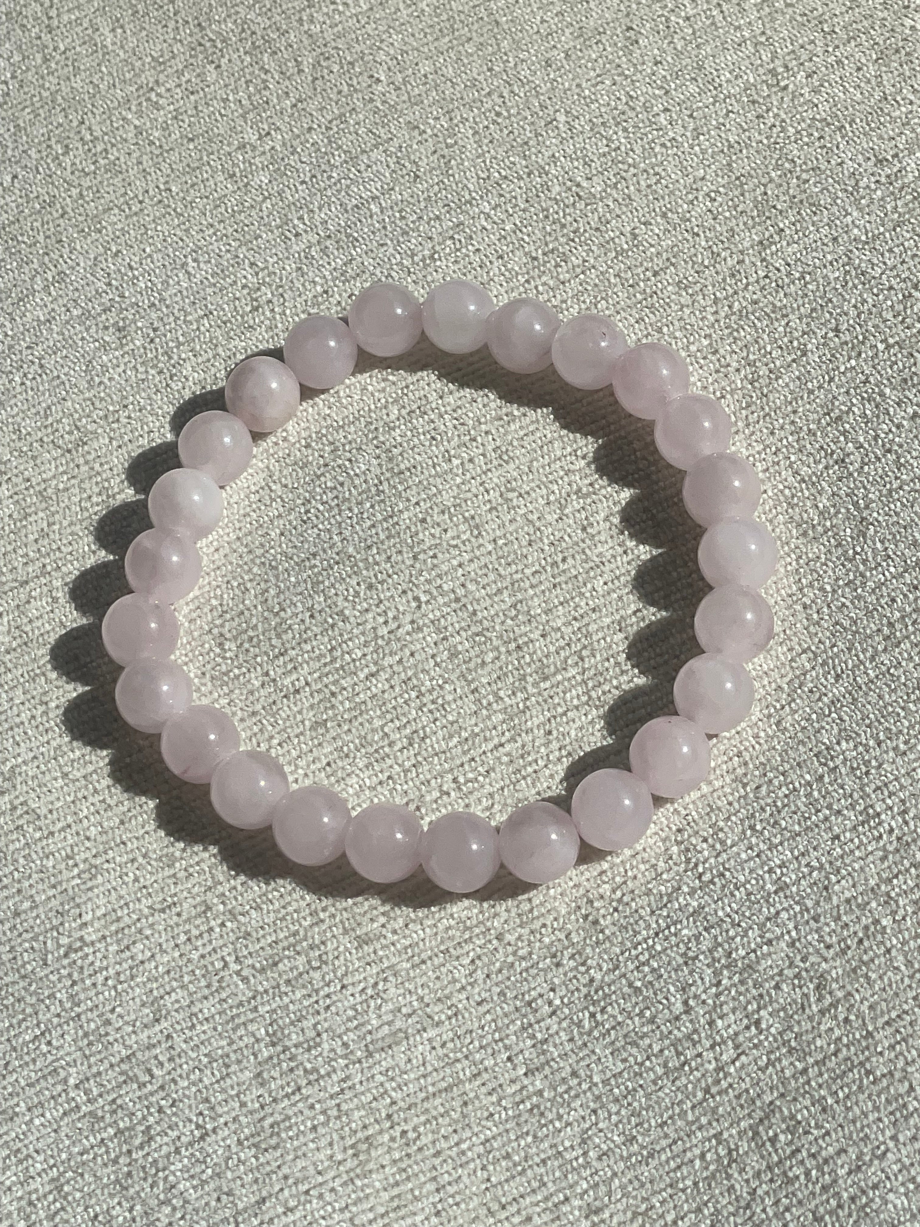 Crystal or Gemstone Bead Bracelet (8mm)
