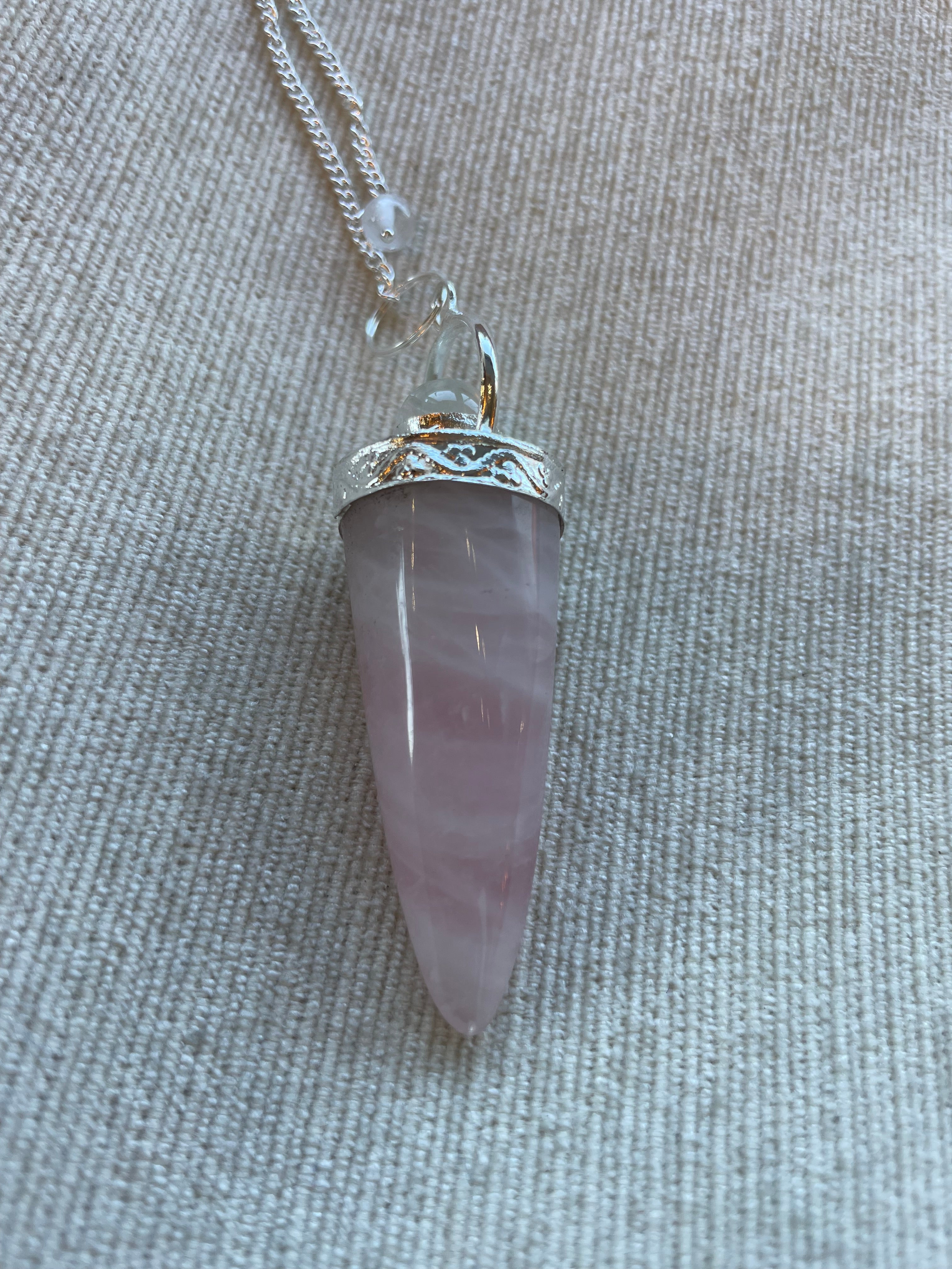 Cone & silver ring pendulum