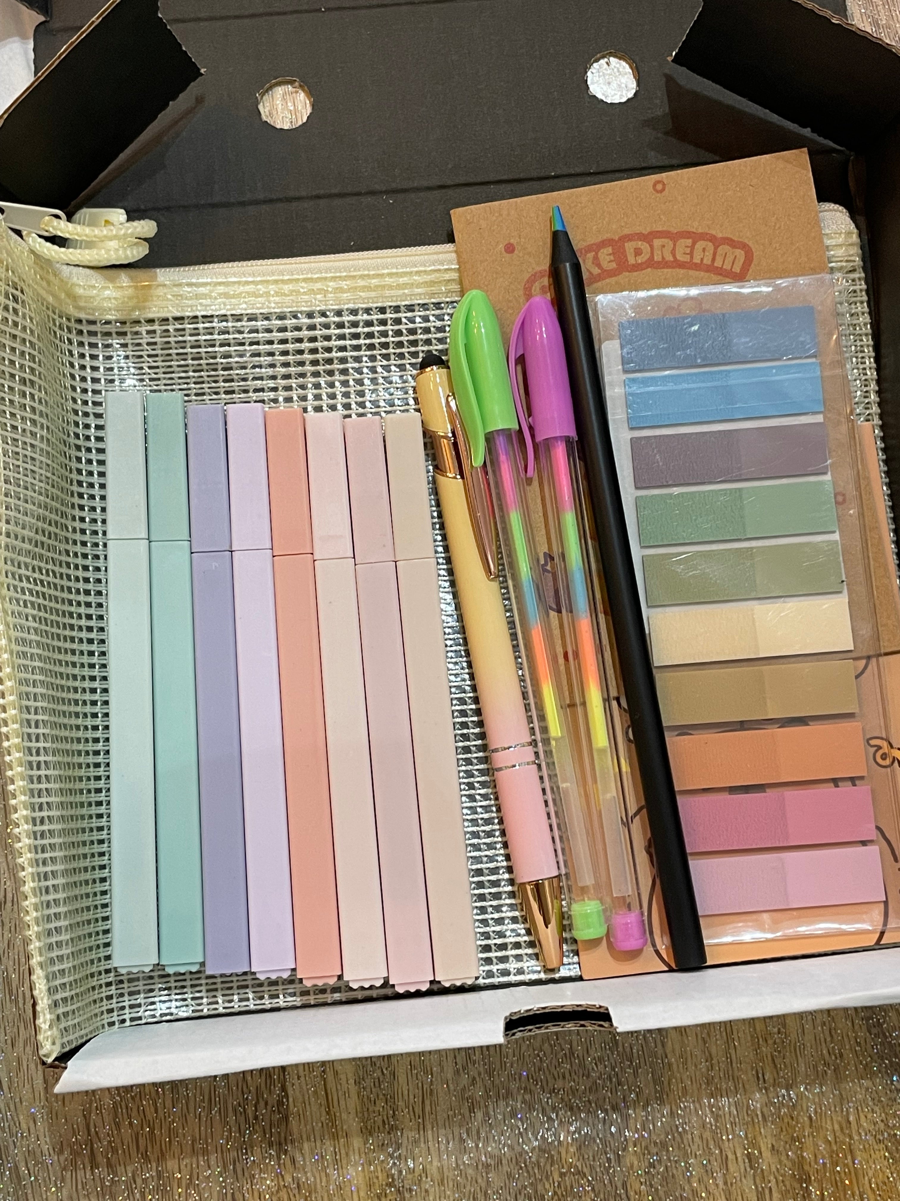 The Ultimate Back-to-School Mini Pizza Box Stationery Bundle 🍕✨
