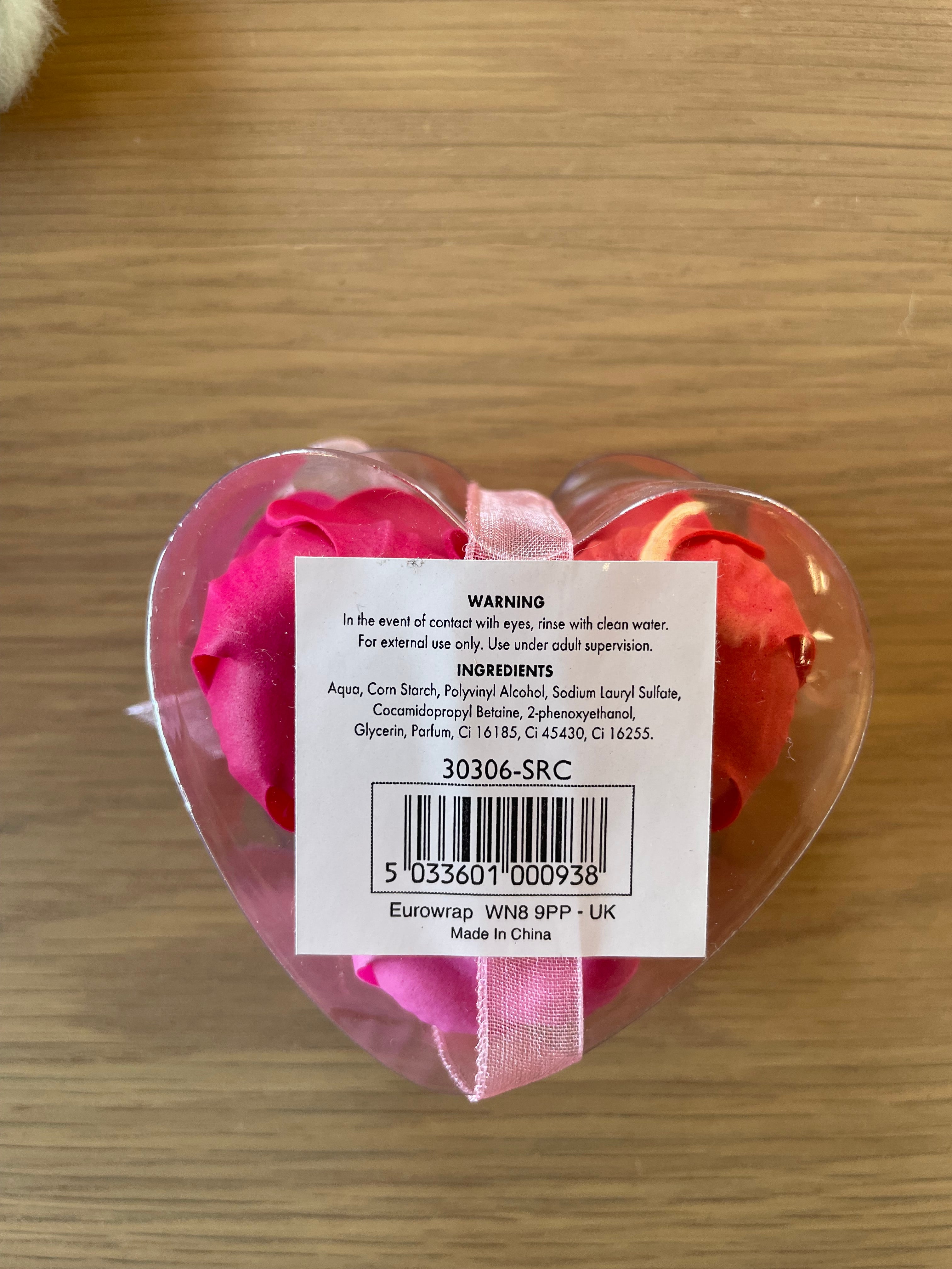 Rose bath confetti