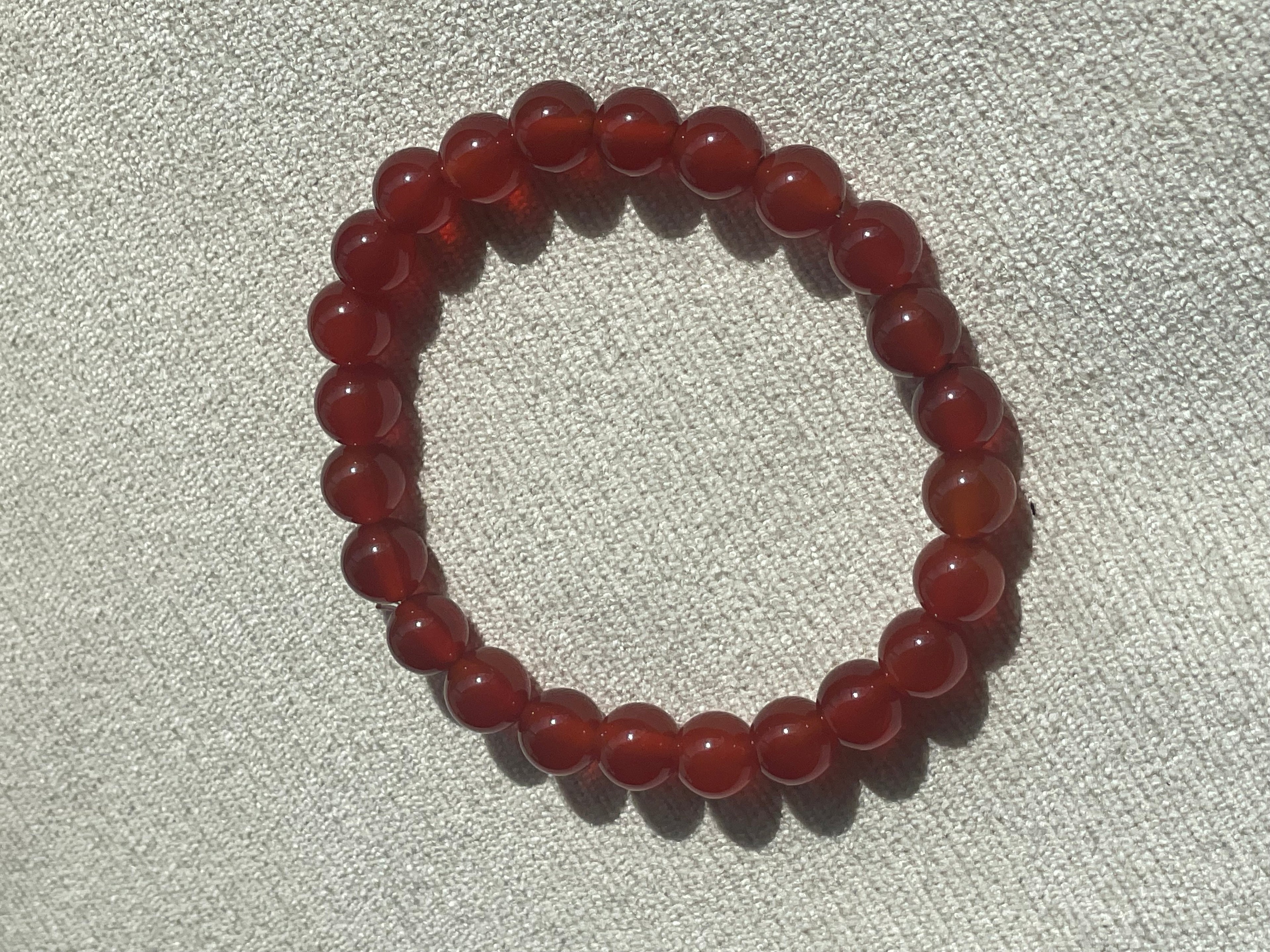 Crystal or Gemstone Bead Bracelet (8mm)