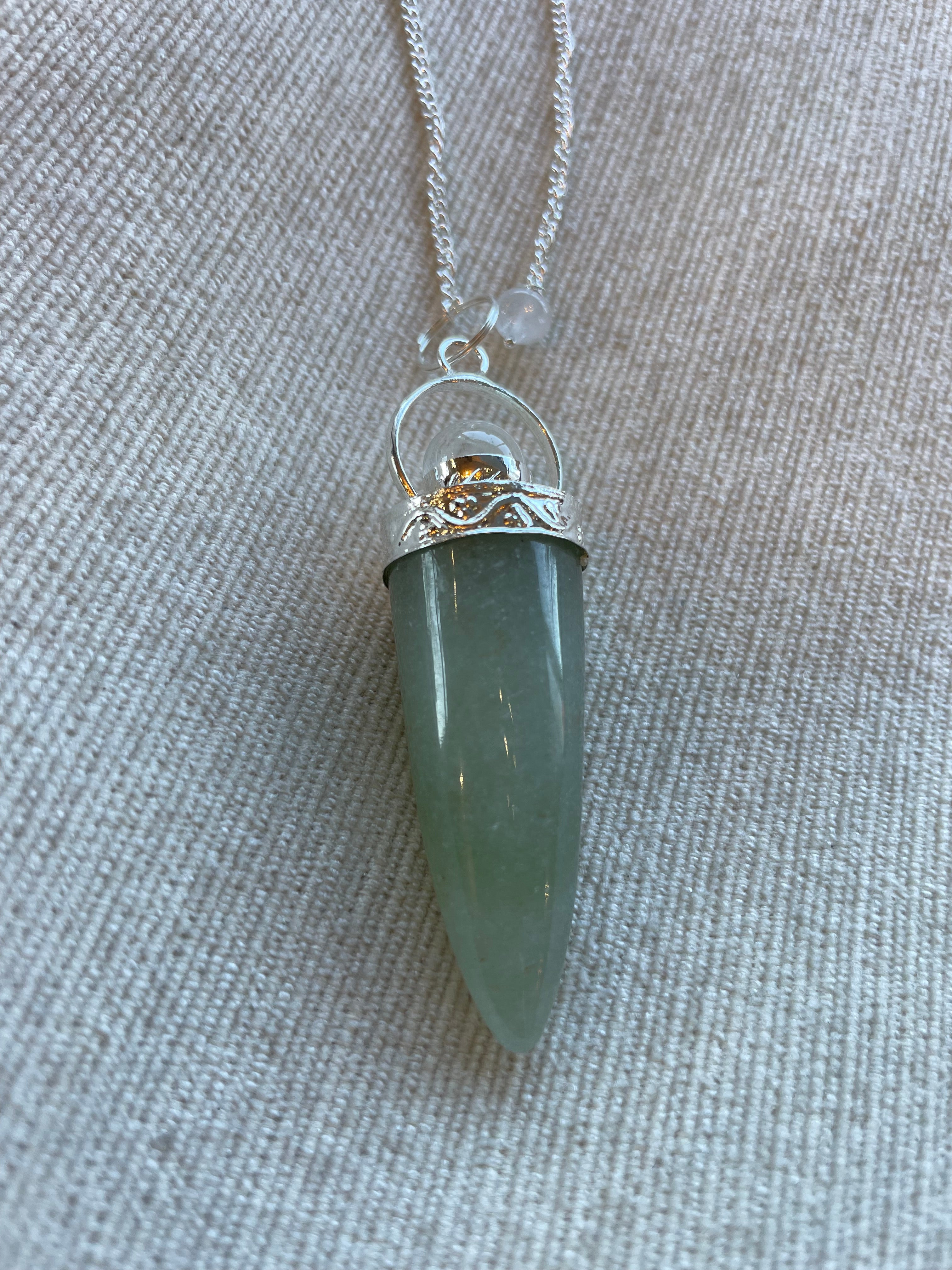 Cone & silver ring pendulum
