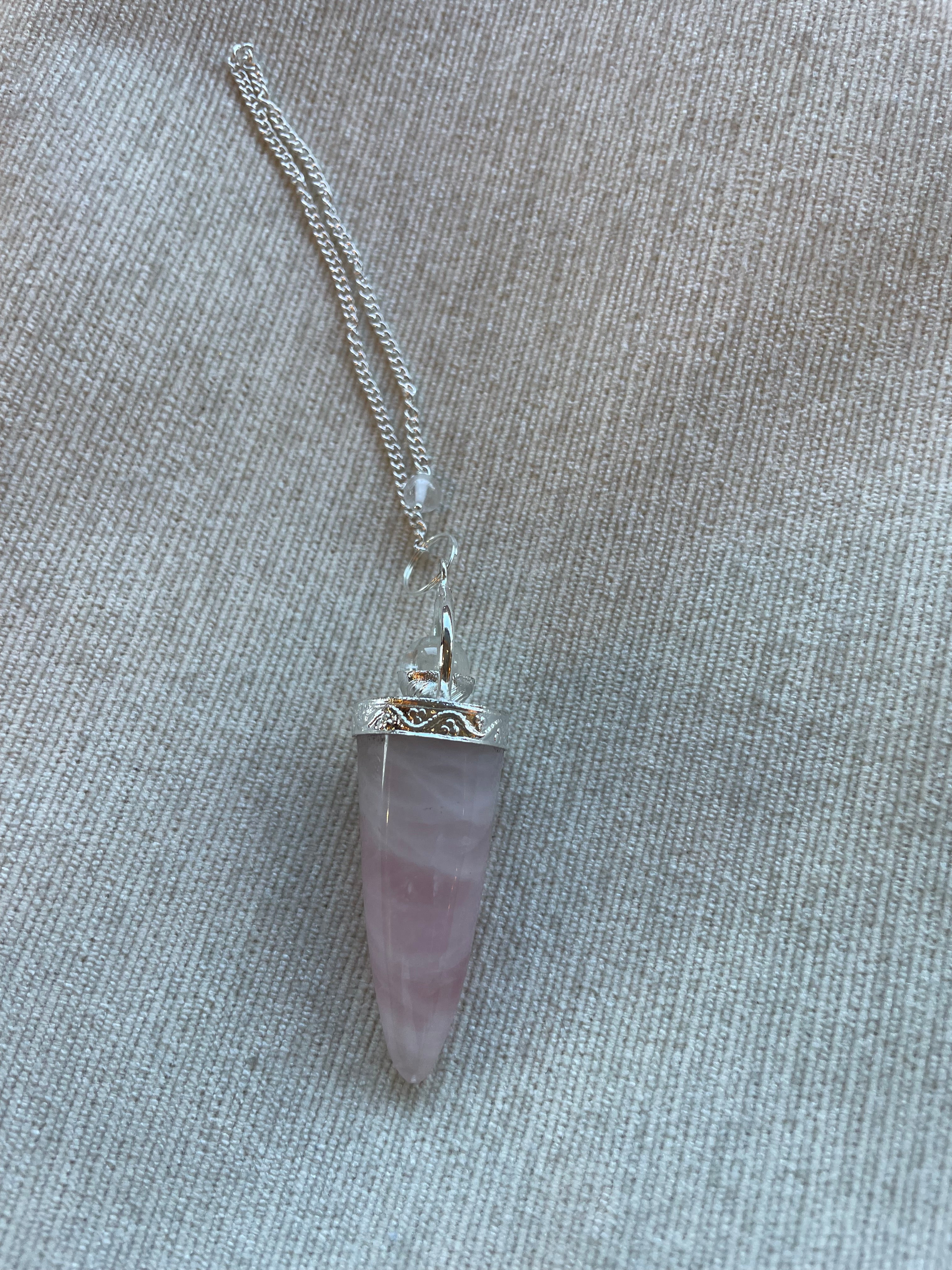 Cone & silver ring pendulum