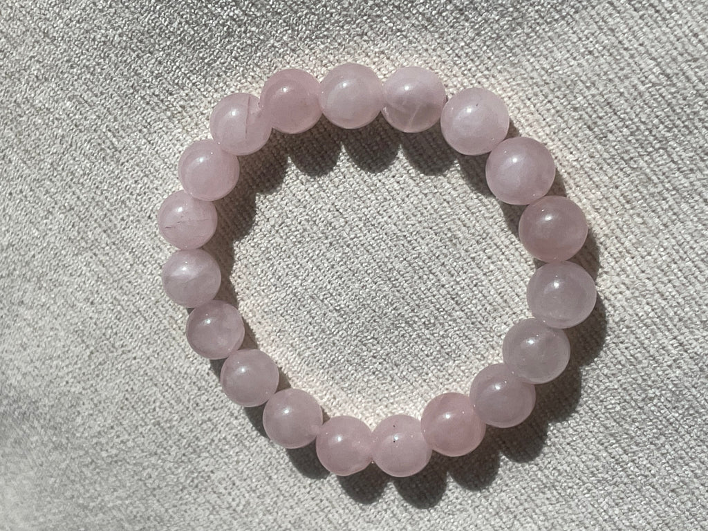 Crystal or Gemstone Bead Bracelet (10mm)