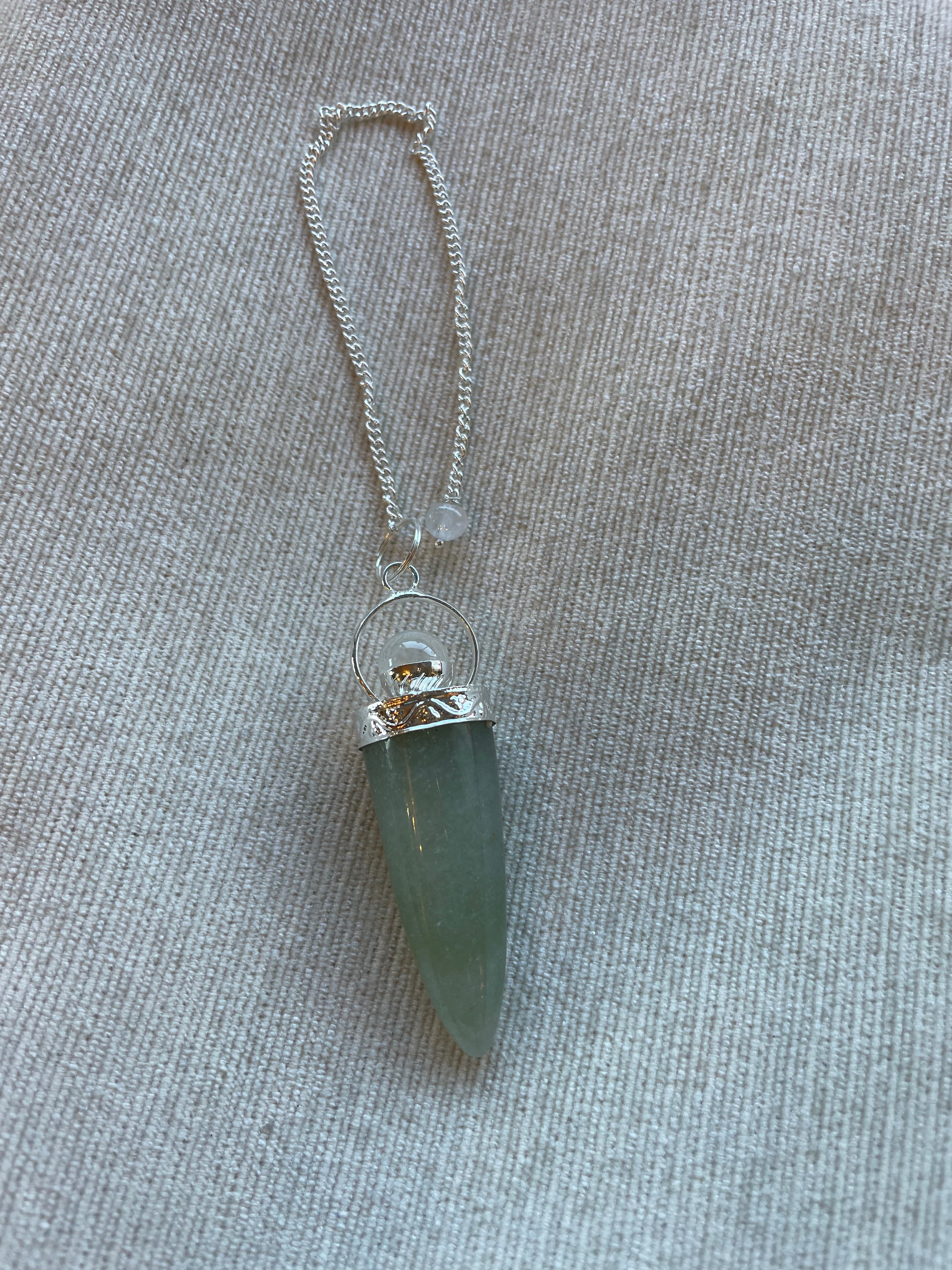 Cone & silver ring pendulum