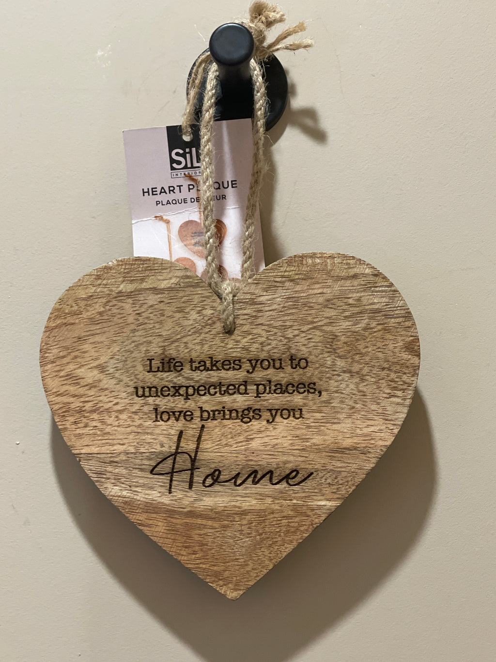Hanging heart decoration