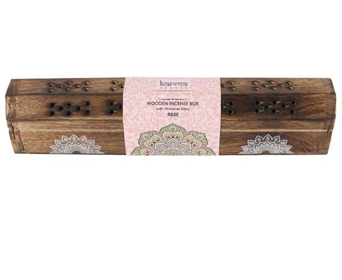 Karma Incense Stick Box with Incense Sticks