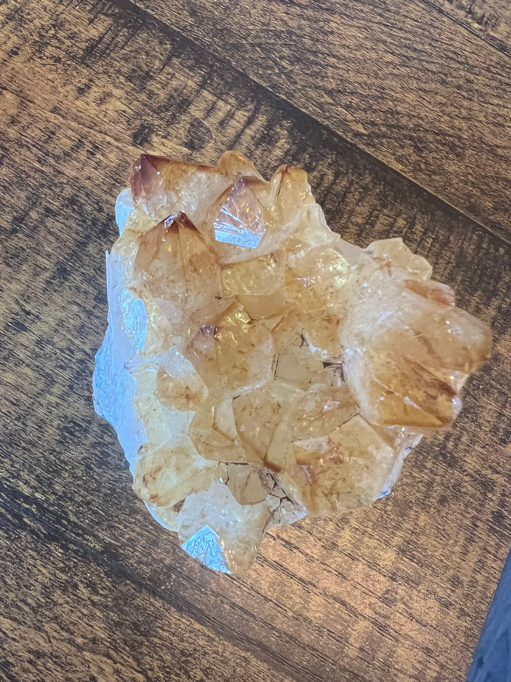 Citrine cluster tall