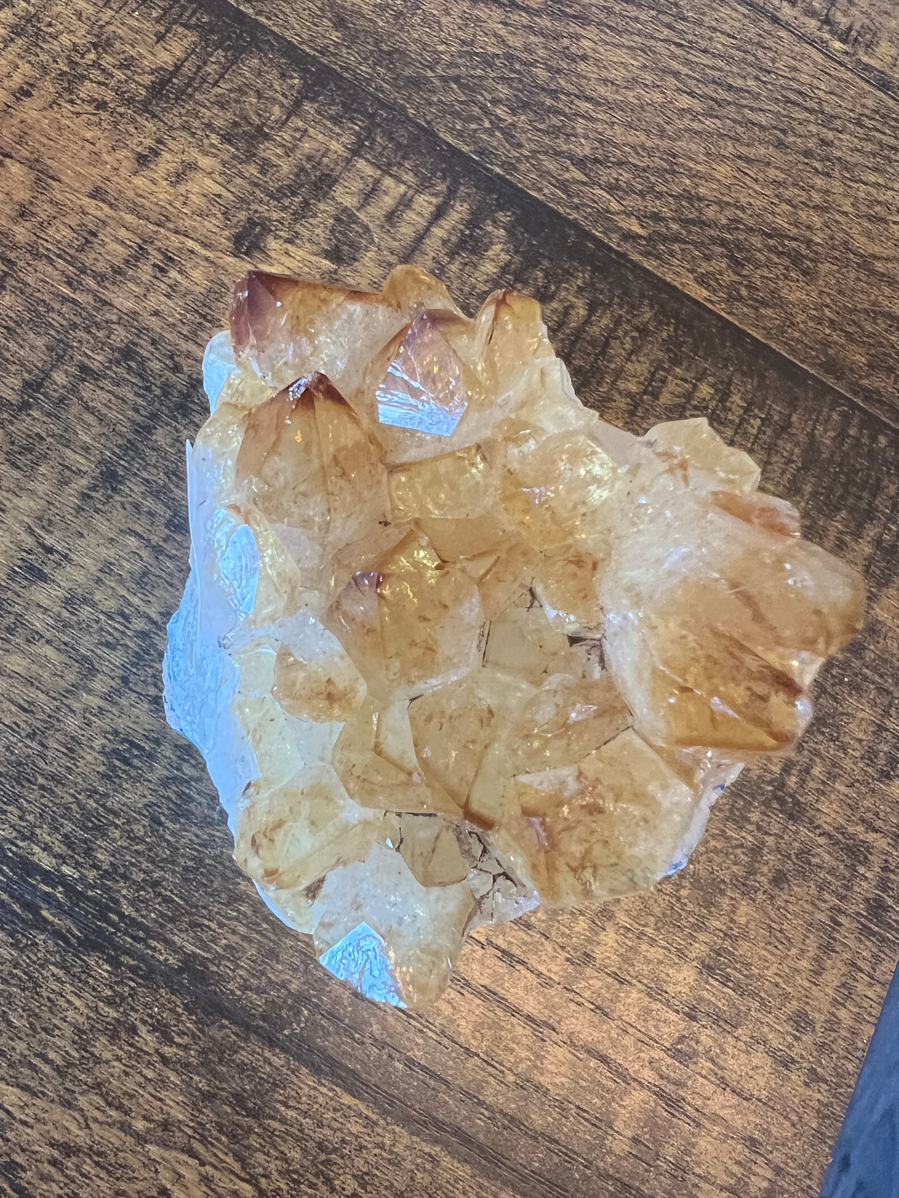 Citrine cluster tall