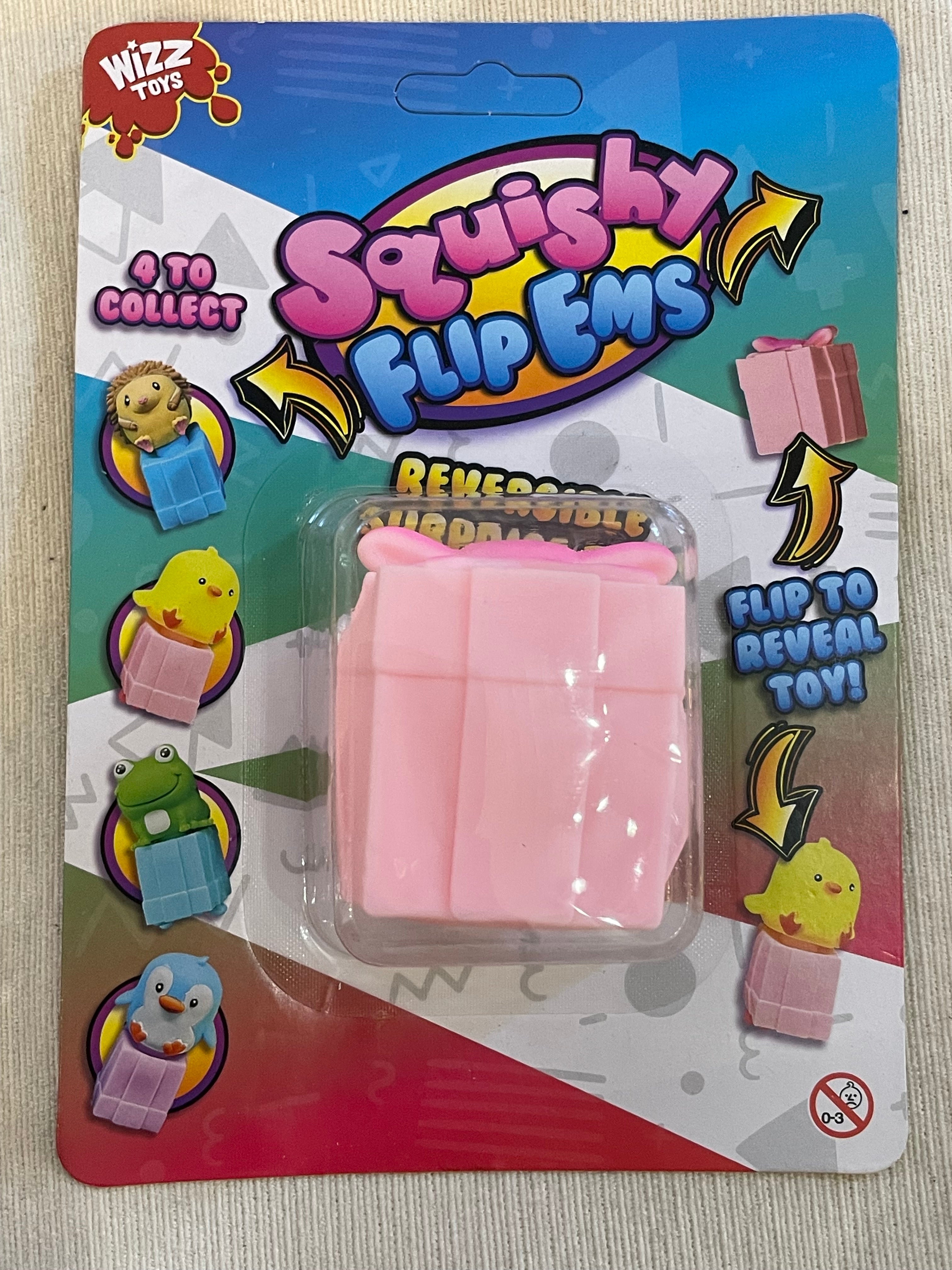 Wizz Toys Reversible Squishy Flip'ems (Assorted Animals)